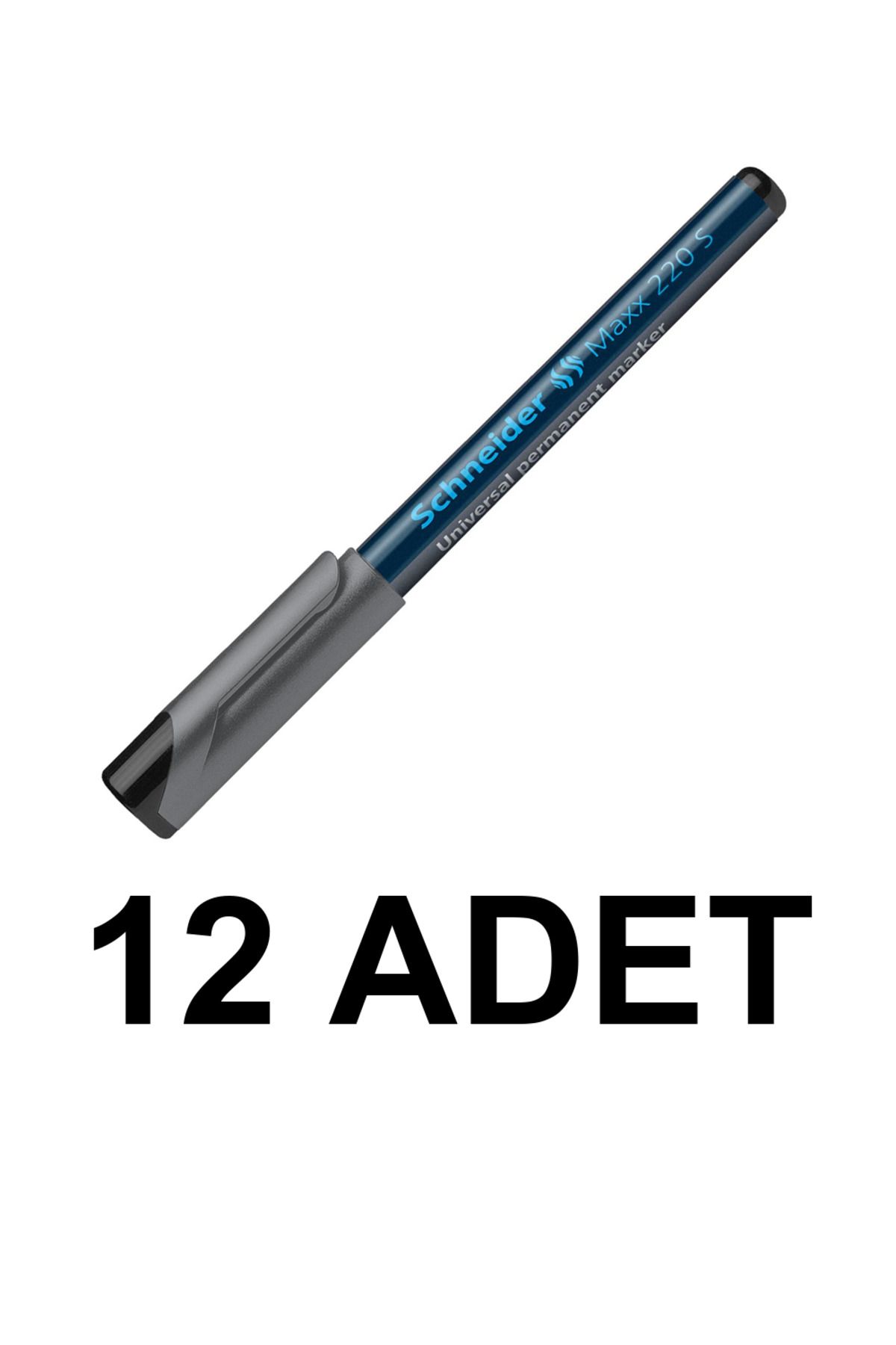 Schneiders 12 ADET ASETAT KALEMİ MAXX 220 S UÇ SİYAH SCP60