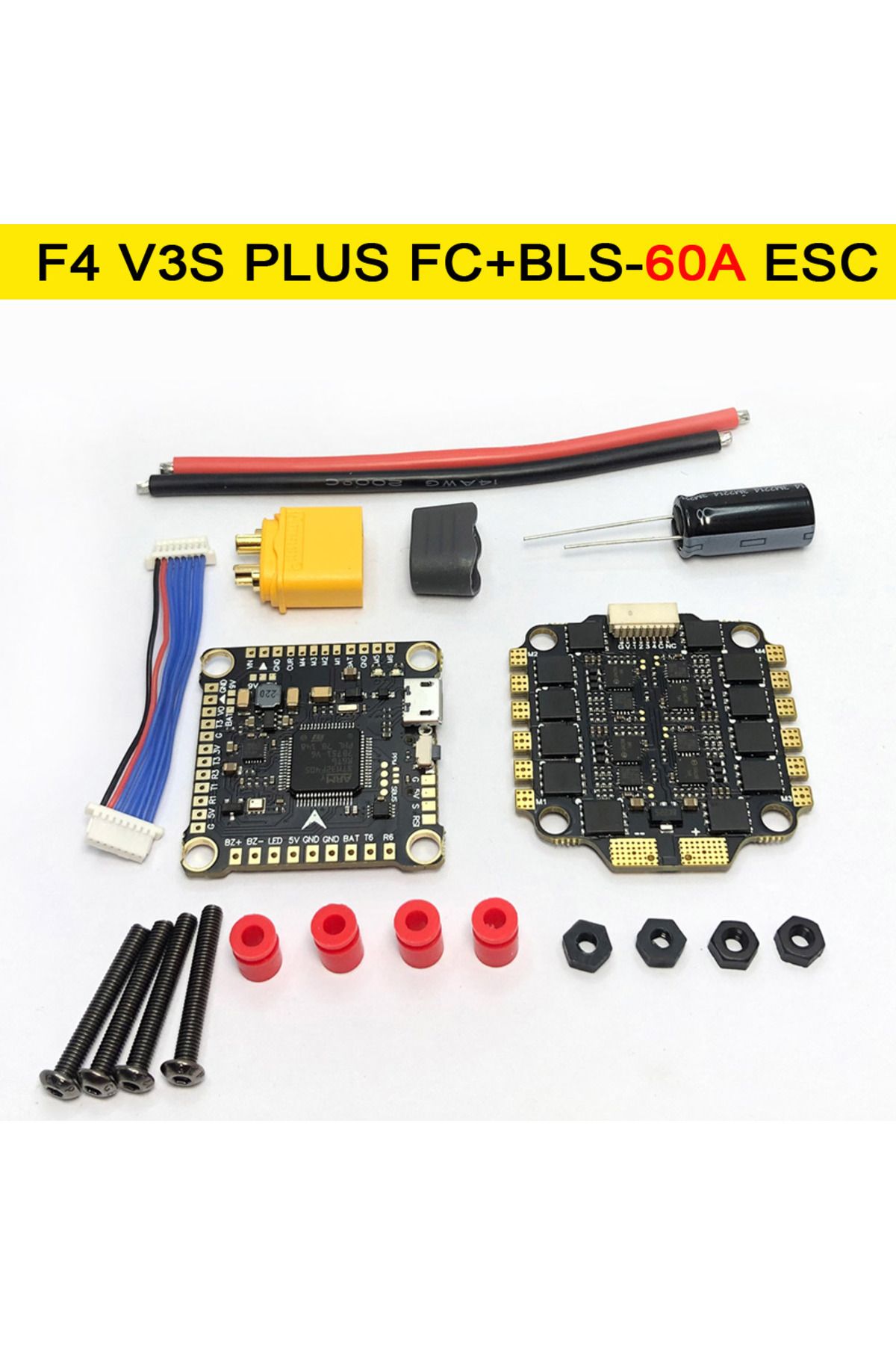 Choice-F4 V3S 60A ESC F4V3S F4 V3 V3S PLUS FC Stack/Flytower Flight Controller Board Barometer OSD 30A 45A 1