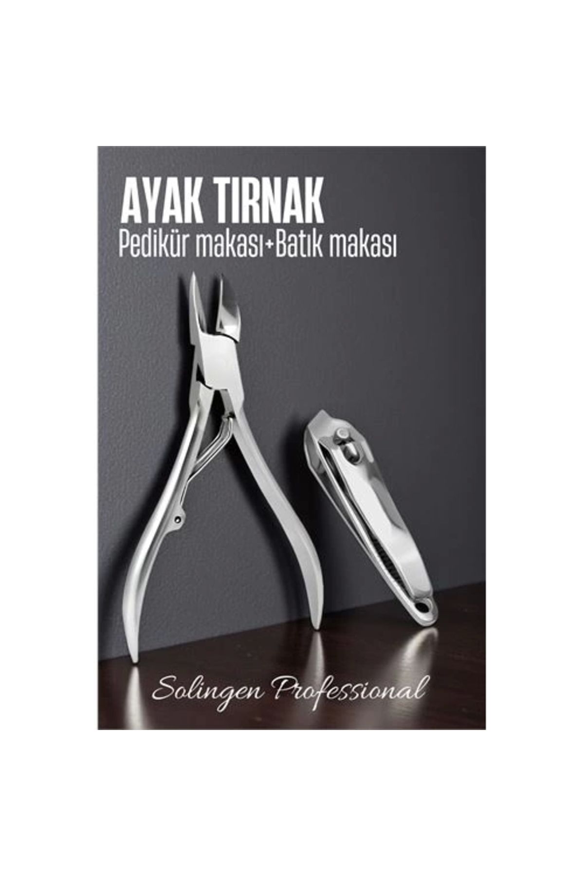 No8 Home Ayak Tırnak Makası Batık Tırnak Makas Seti Pedikür Tırnak Makası Merys Solingen