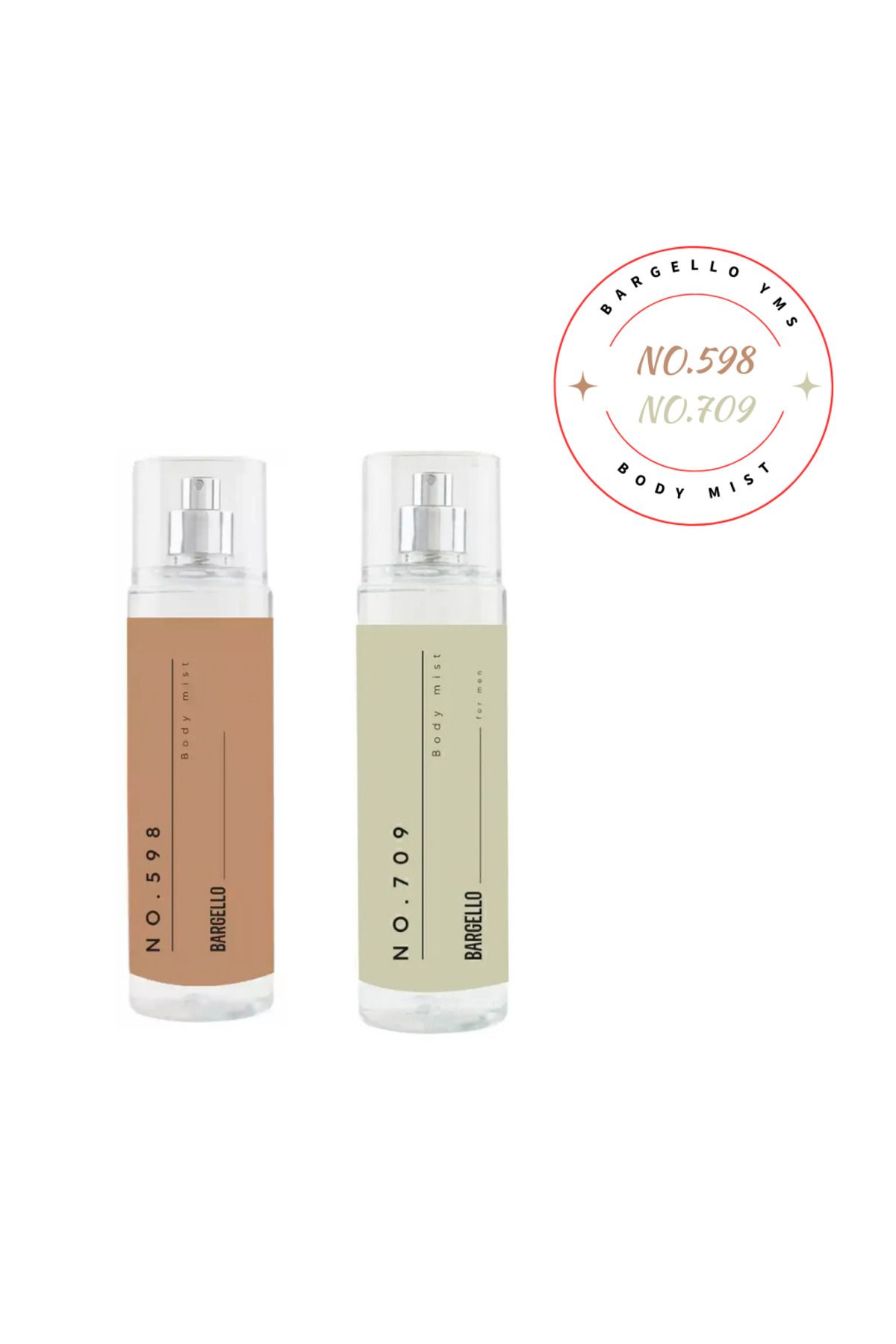 Bargello NO.598 Ve NO.709 Erkek 210 Ml Body Mist