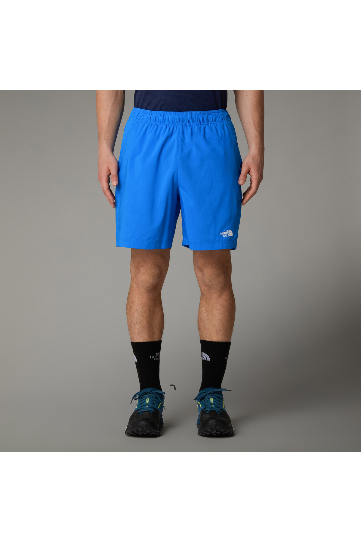 شلوارک آبی مردانه 7 اینچی 24/7 نورث فیس شورت ورزشی THE NORTH FACE