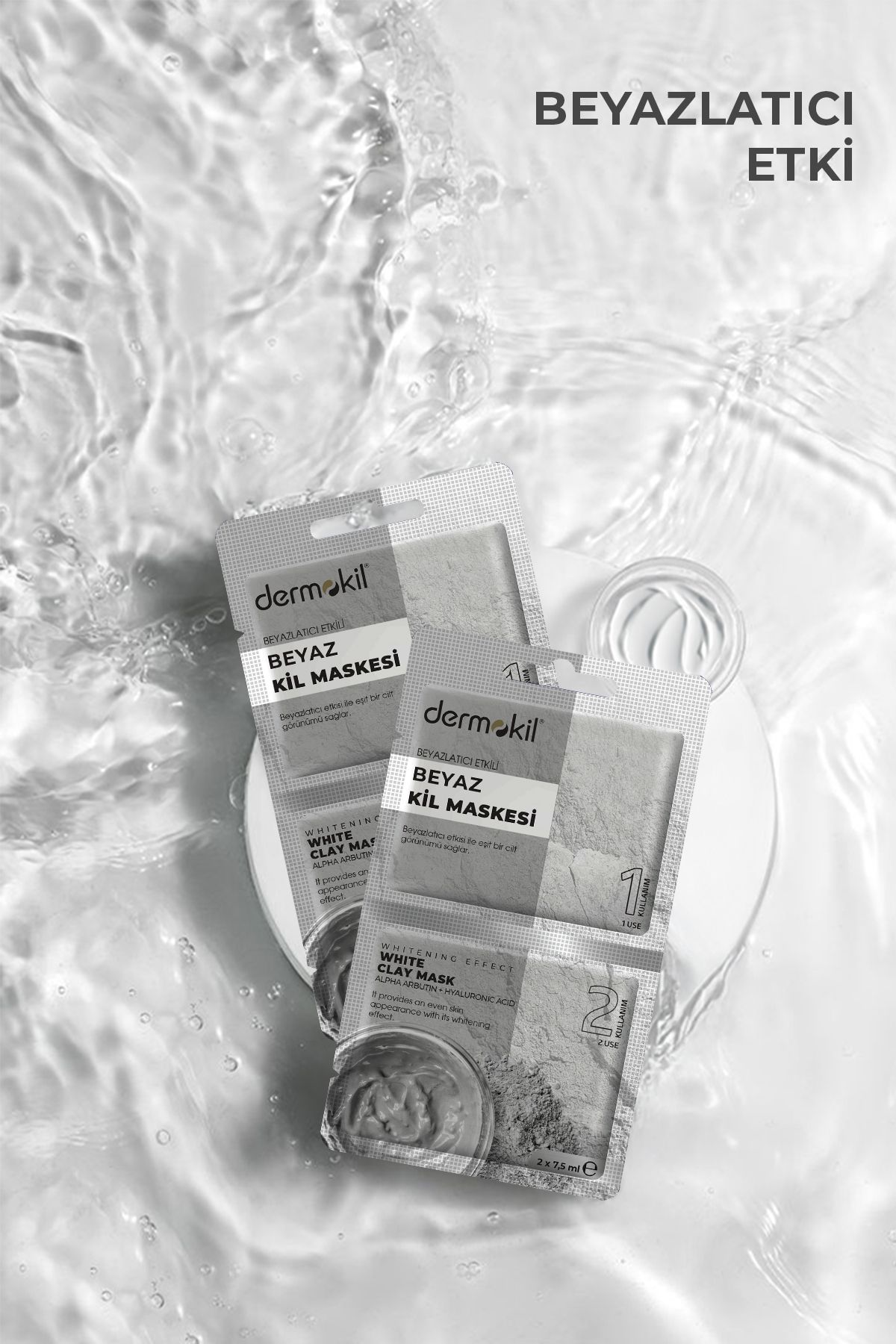 Dermokil-Whitening Effective Clay Mask 2X7.5 2