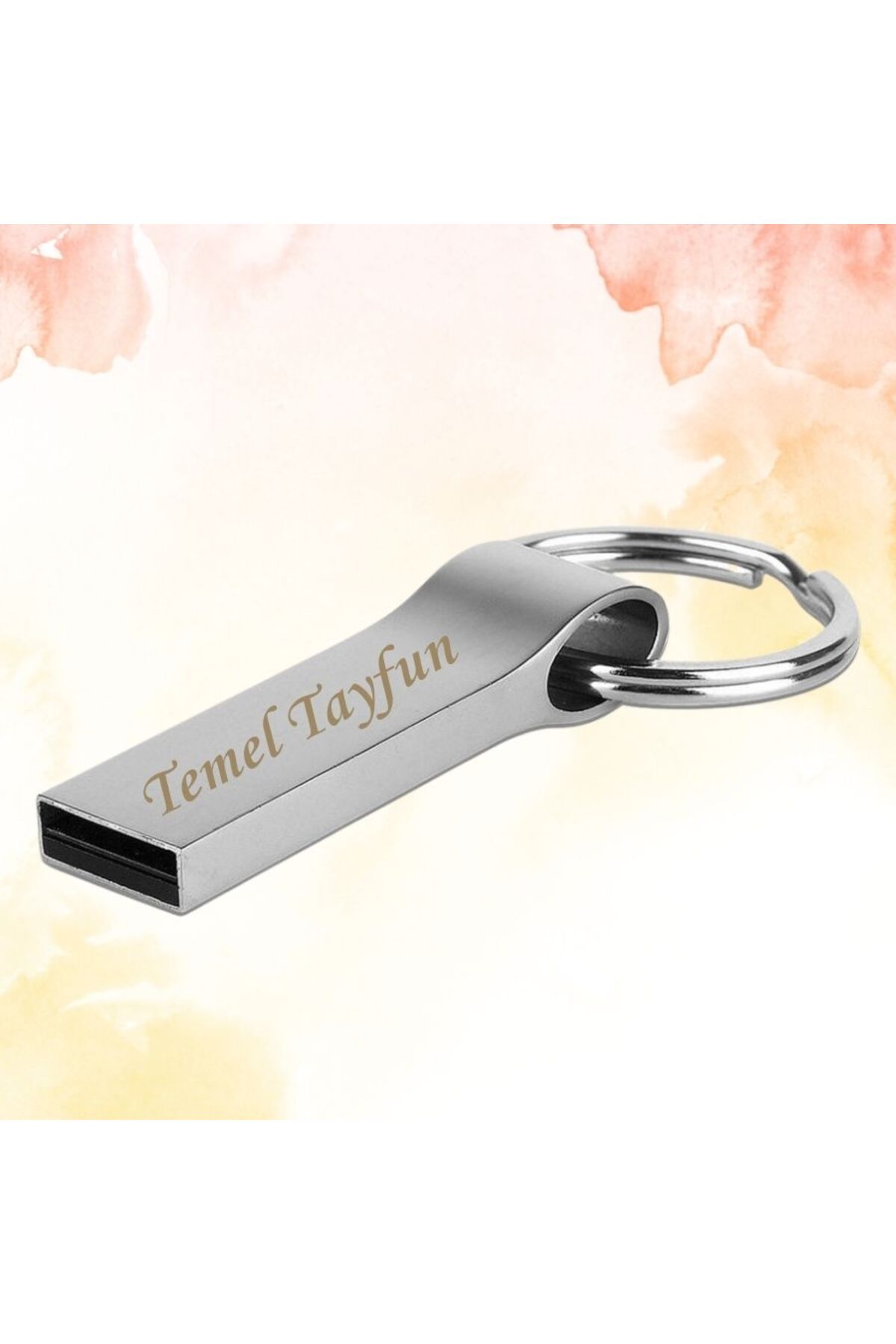 HediyesiBizden KİŞİYE ÖZEL İSİM BASKILI METAL KUTULU USB BELLEK