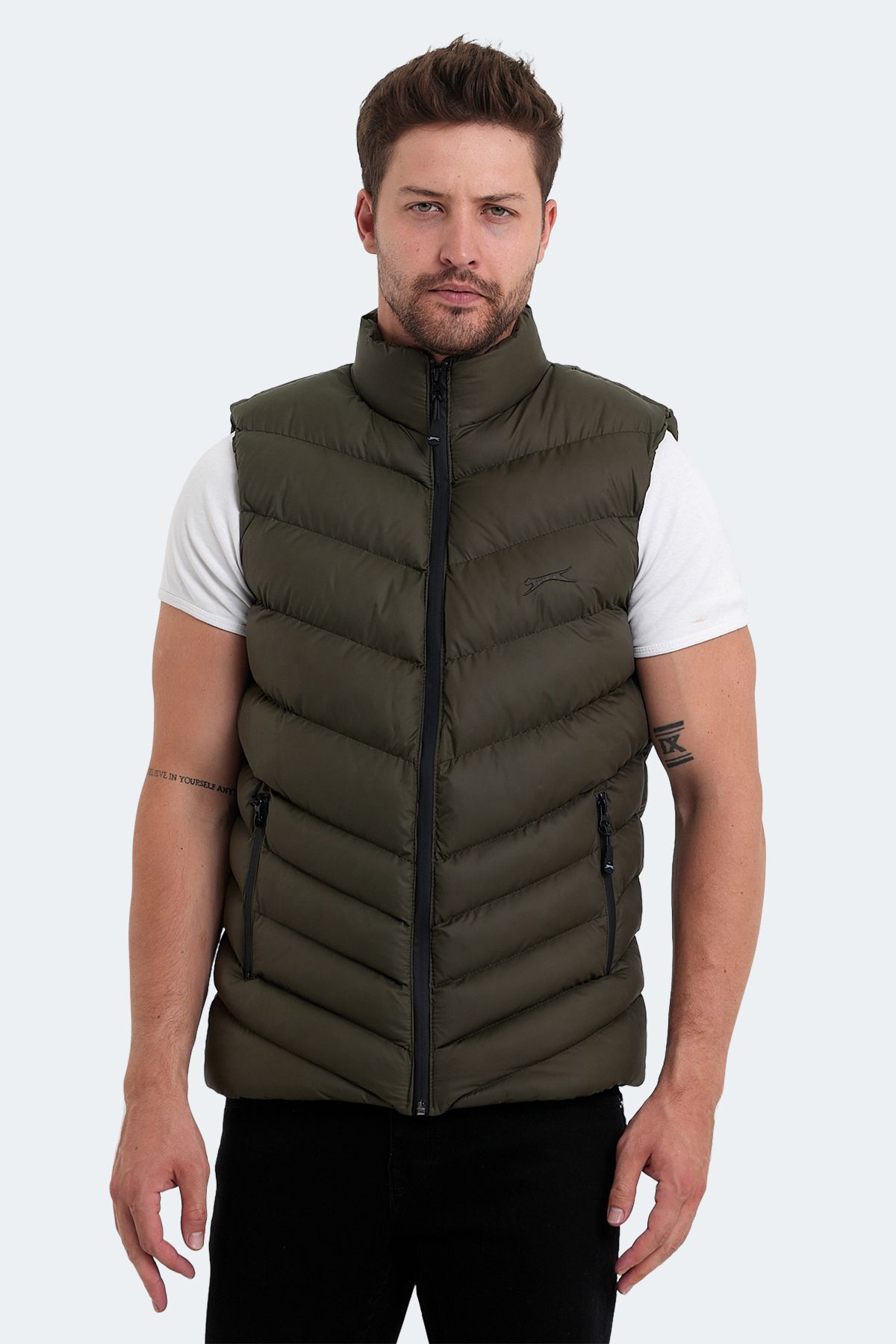 Slazenger HANDFUL Erkek Yelek Haki