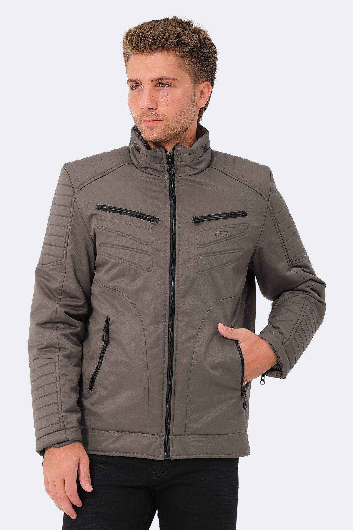 Slazenger GALIT IN Erkek Mont & Kaban Koyu Gri