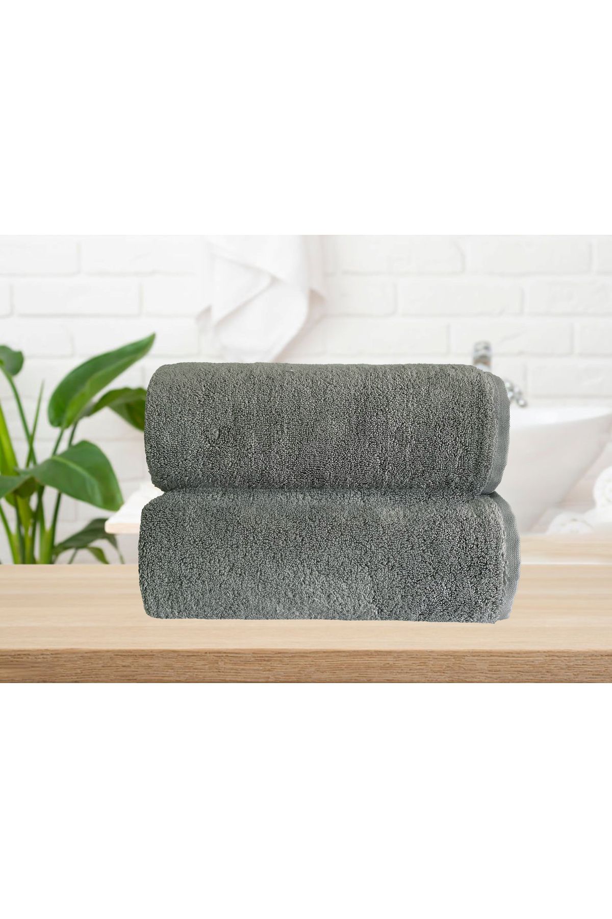 Lucy and Home %100 Pamuk Microcotton 2'li Havlu Seti 60x110cm