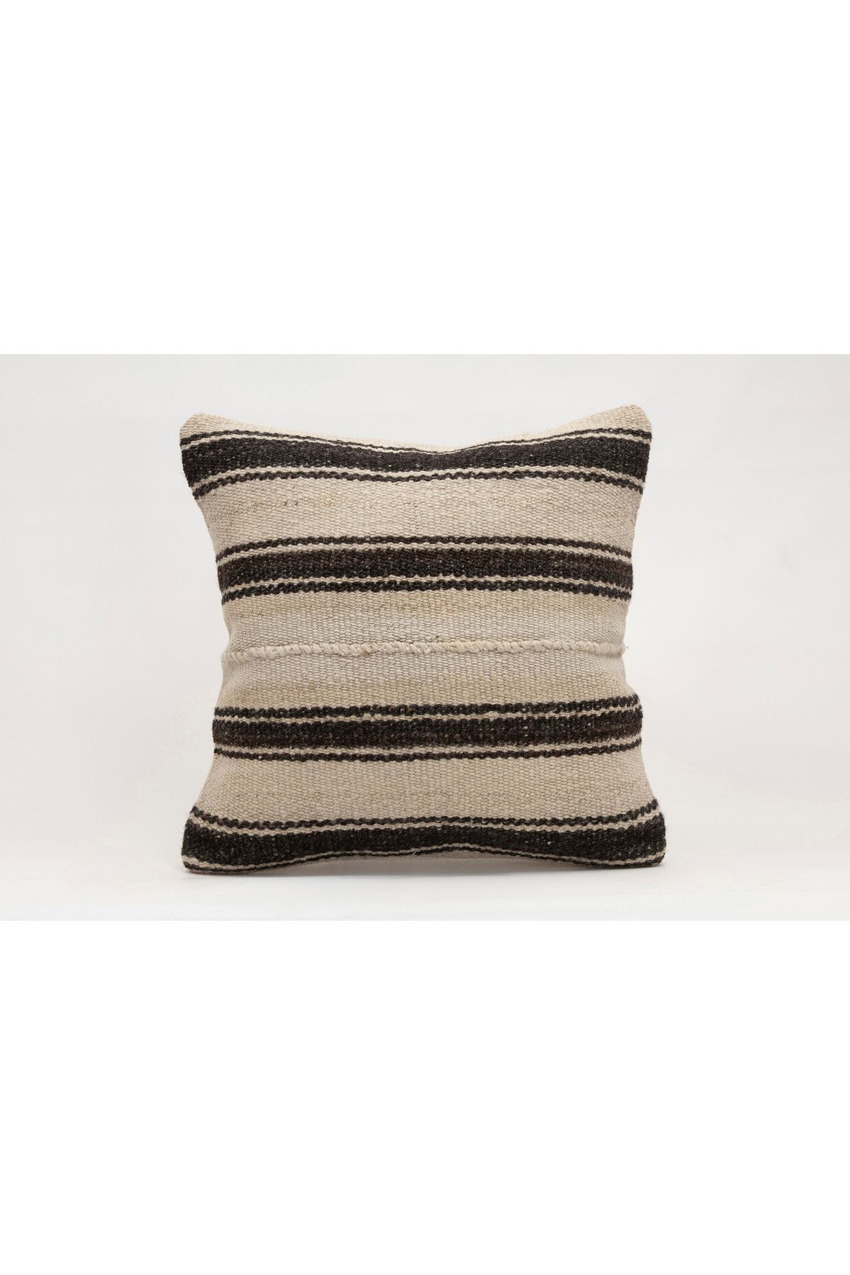 Kilim Whole Sale El Yapımı Kilim'den Yapılmış Vintage Kırlent Kılıfı, Yün, 40x40 Cm