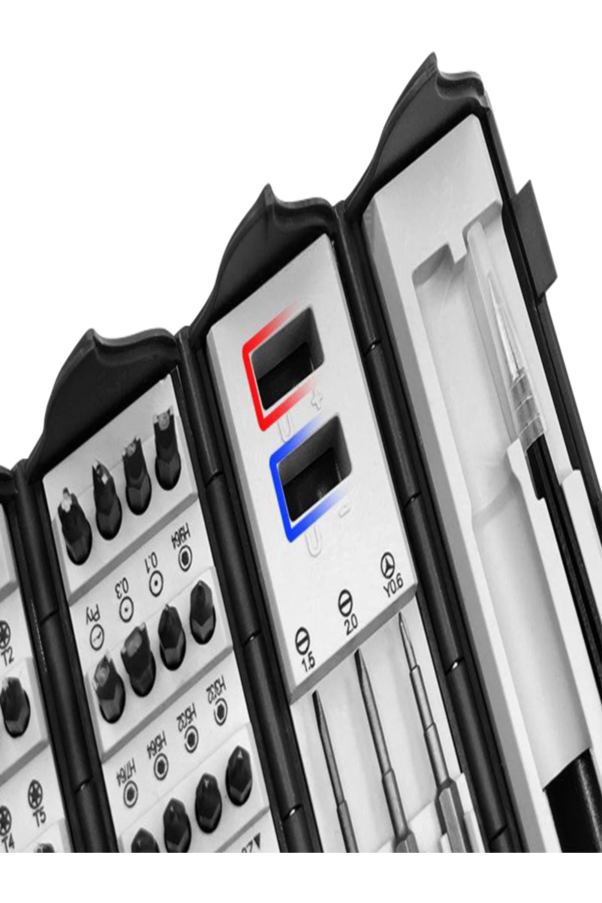 ATOUR-ATOUR 128 in 1 Professional Screwdriver Set for Electronics Maintenance with Compact Case and Magnetic Bits 4