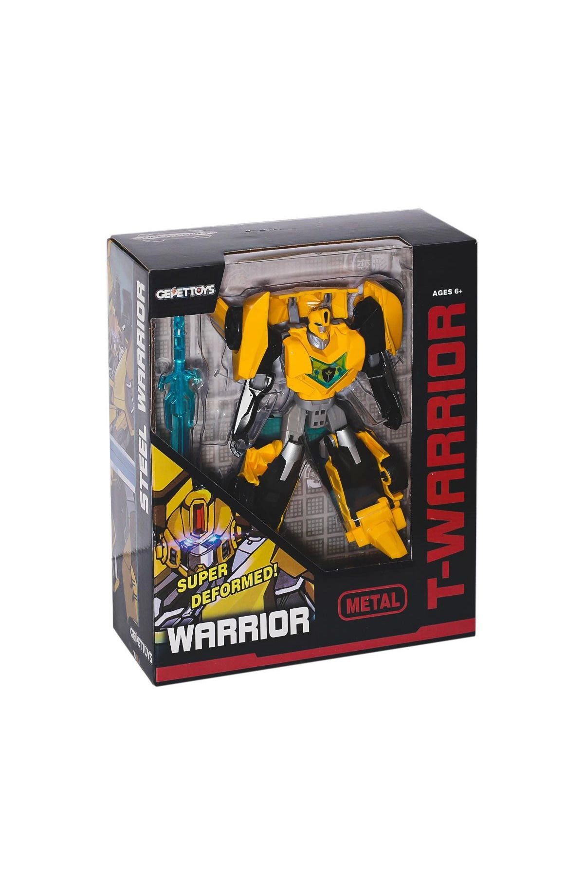 MELFSHOP LJ1651 Metal Gövdeli Dönüşebilen Robot
