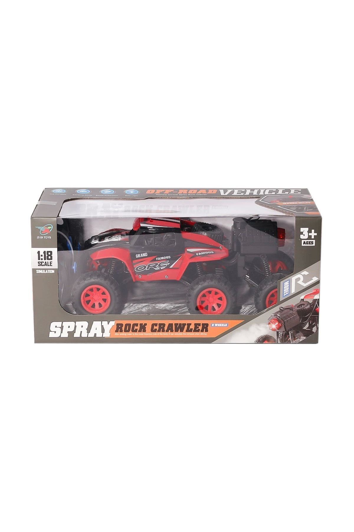 MELFSHOP 299 Kumandalı Şarjlı Duman Atan Rock Crawler Araba 1:18