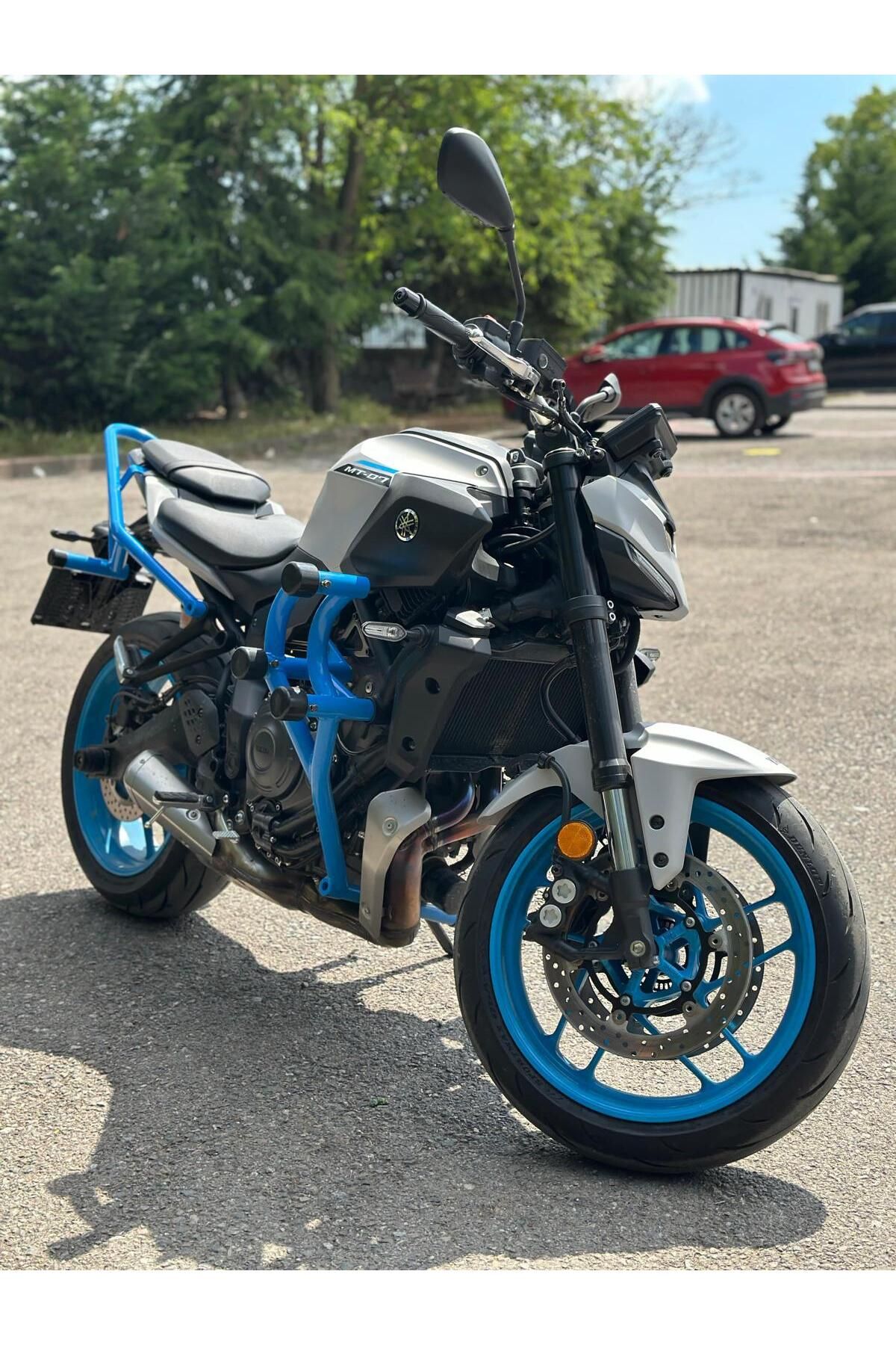 Hamza Motors Yamaha MT07 Arka Koruma Demiri(Mavi) 2025