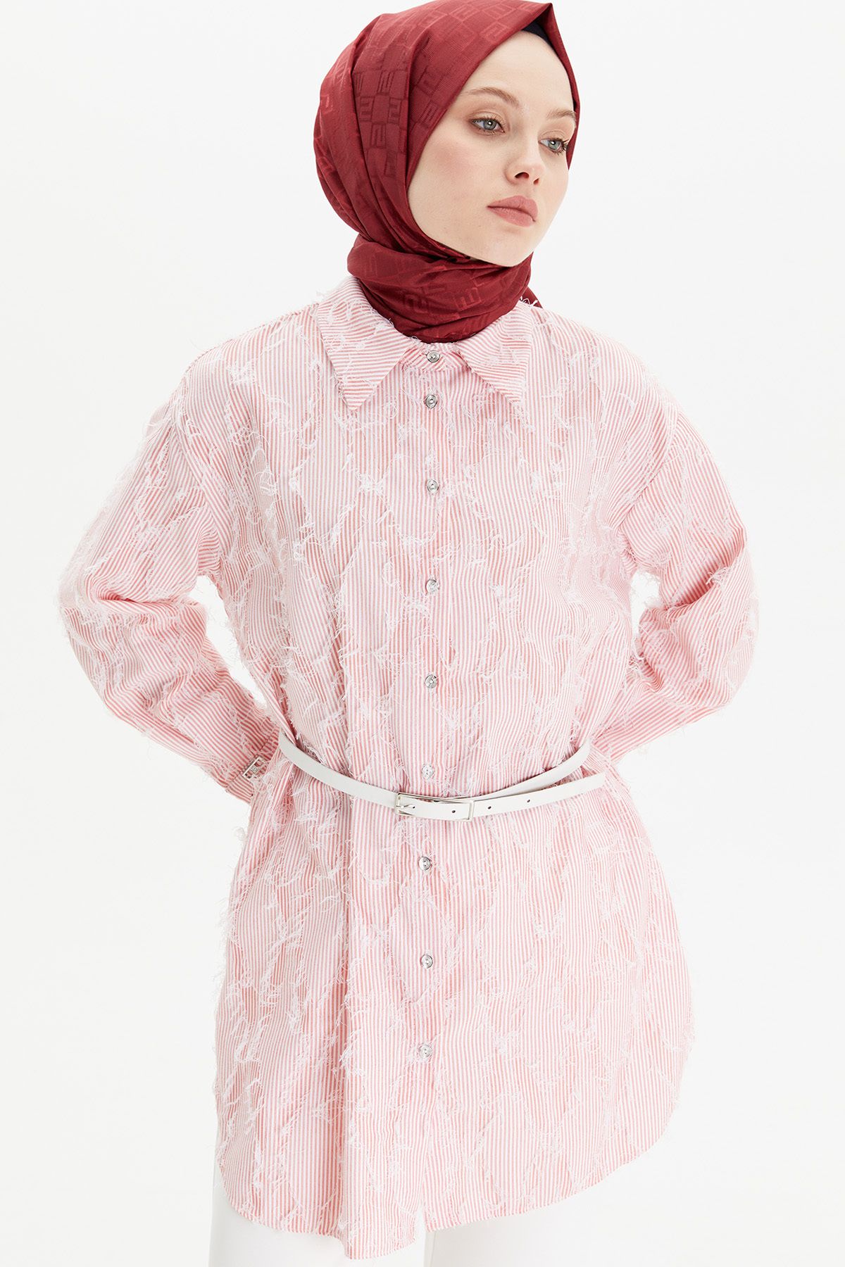 Setrms Dokulu Kumaş Tunik