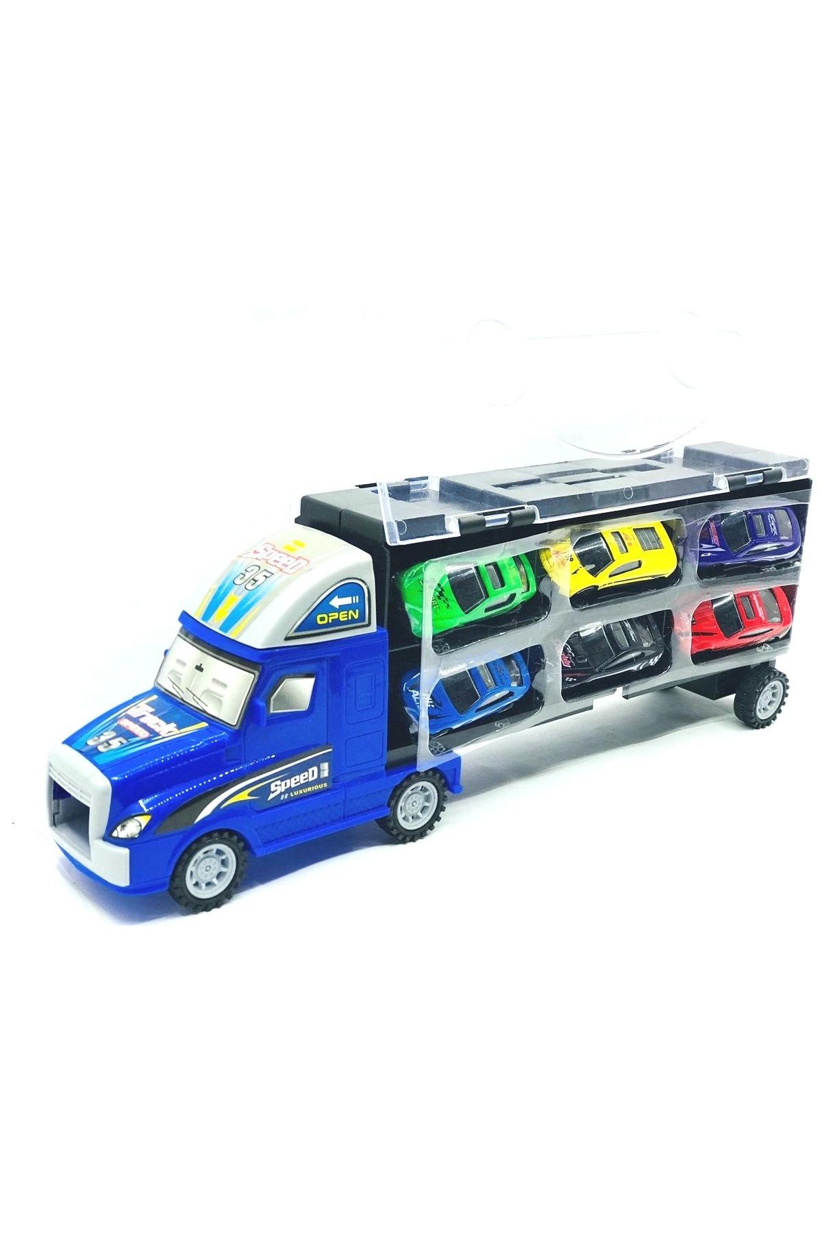 KAKTÜS JACK Taşınabilir Die Cast Metal Araçlı Kaydıraklı Tır