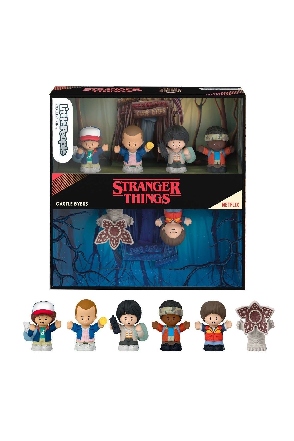 ÖYKÜ VE YİĞİT HTP36 Little People® Collector Stranger Things Netflix Dizisi 6'lı Özel Set
