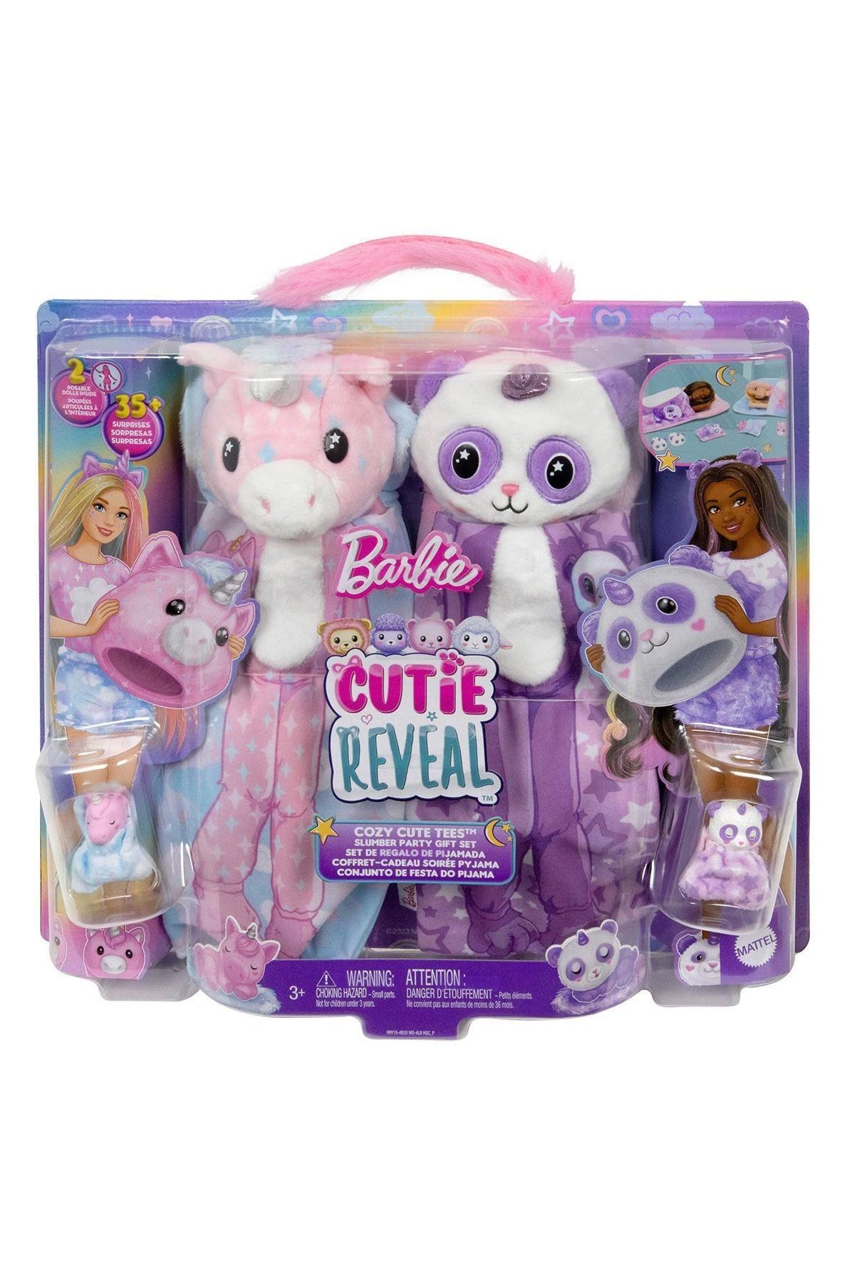 KAKTÜS JACK HRY15 Barbie Cutie Reveal Pijama Partisi İkili Set