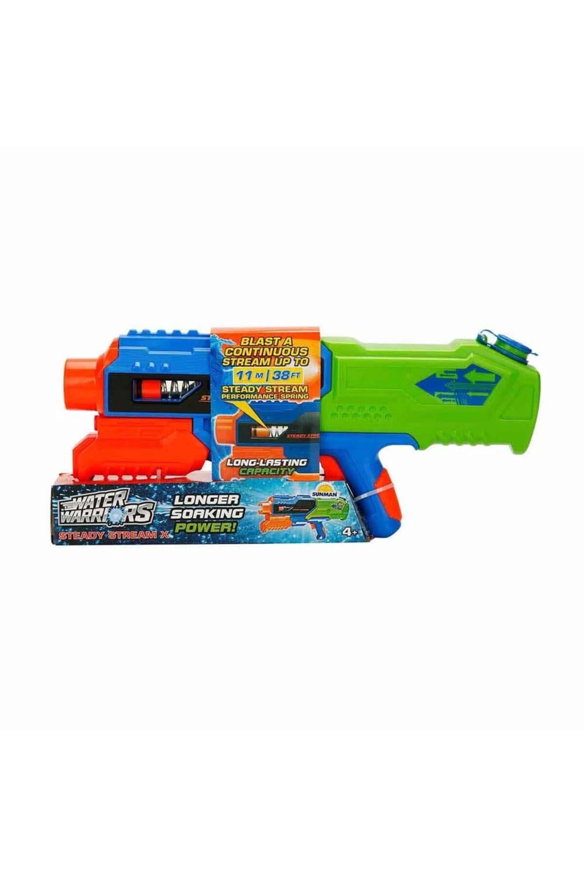gizmurstore Steady Stream X Su Tabancası 900 Ml 11 Metre Atış Fesafesi