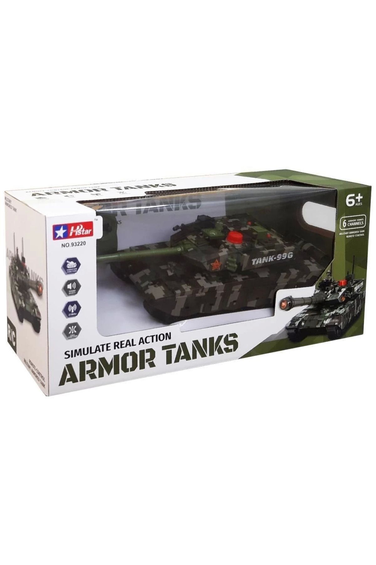 MELFSHOP 93220 1/12 ŞARJLI KUMANDALI TANK -PSF