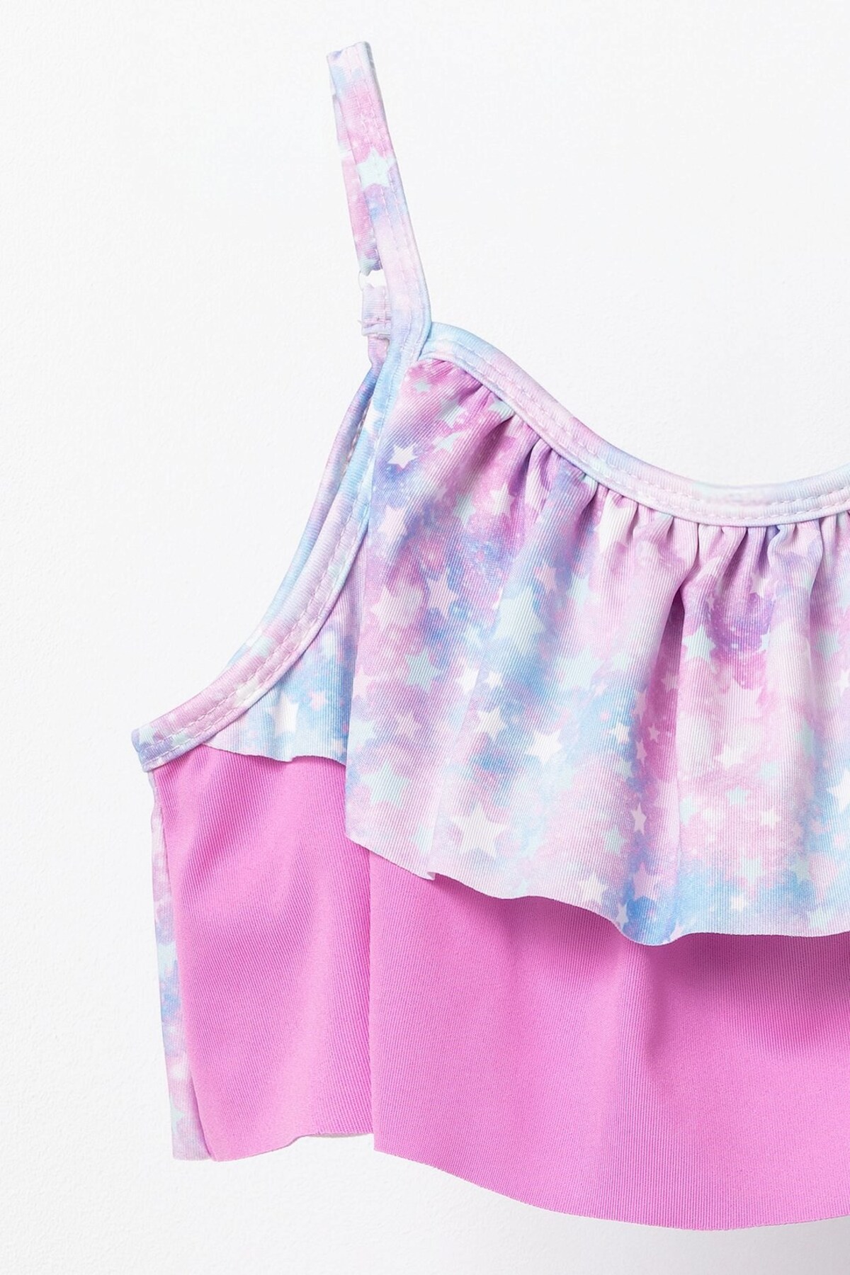 Banamio Camelia Yıldız Desenli Askılı Kız Çocuk Mayo Bikini Takım fotoğrafı 2 (önizleme)