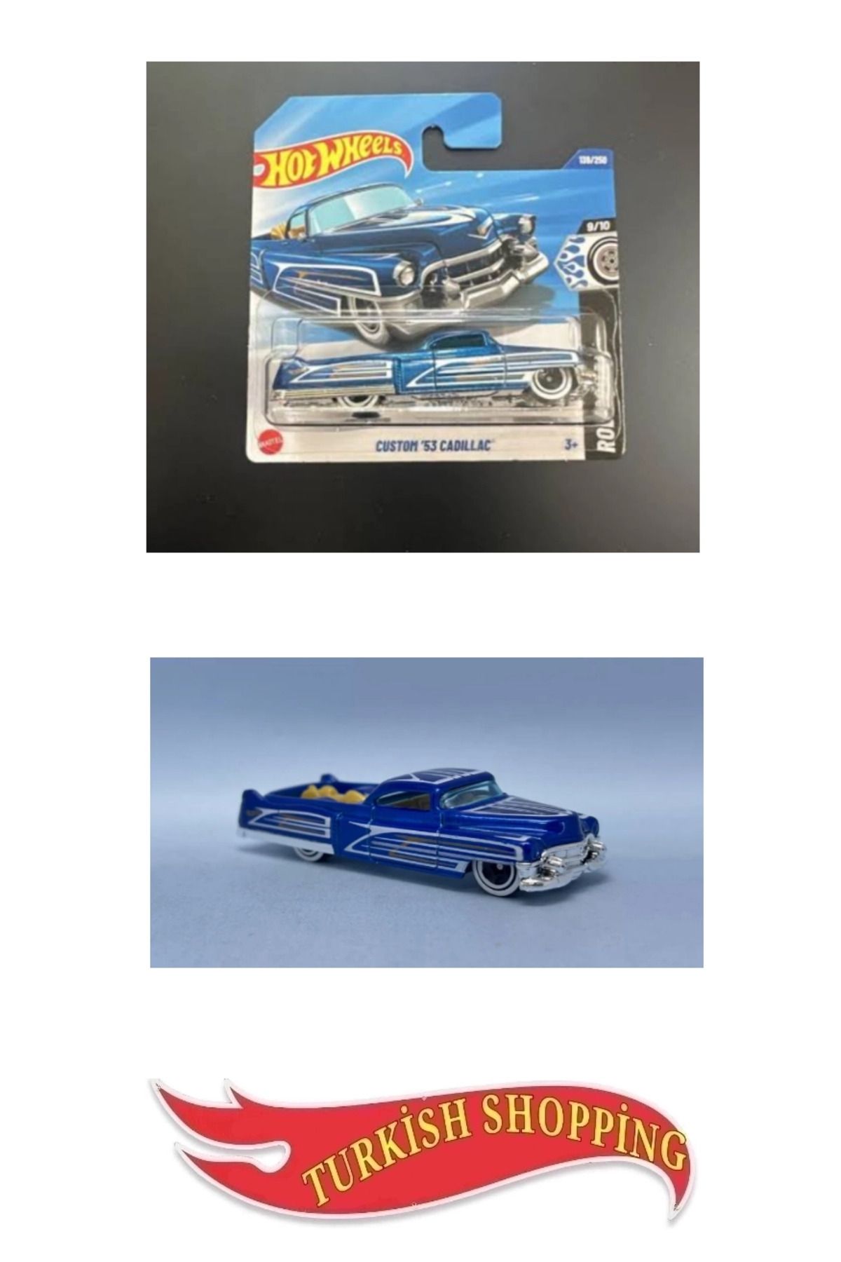 HOT WHEELS 2025 Case 1/64 Ölçek Custom 53 Cadillac
