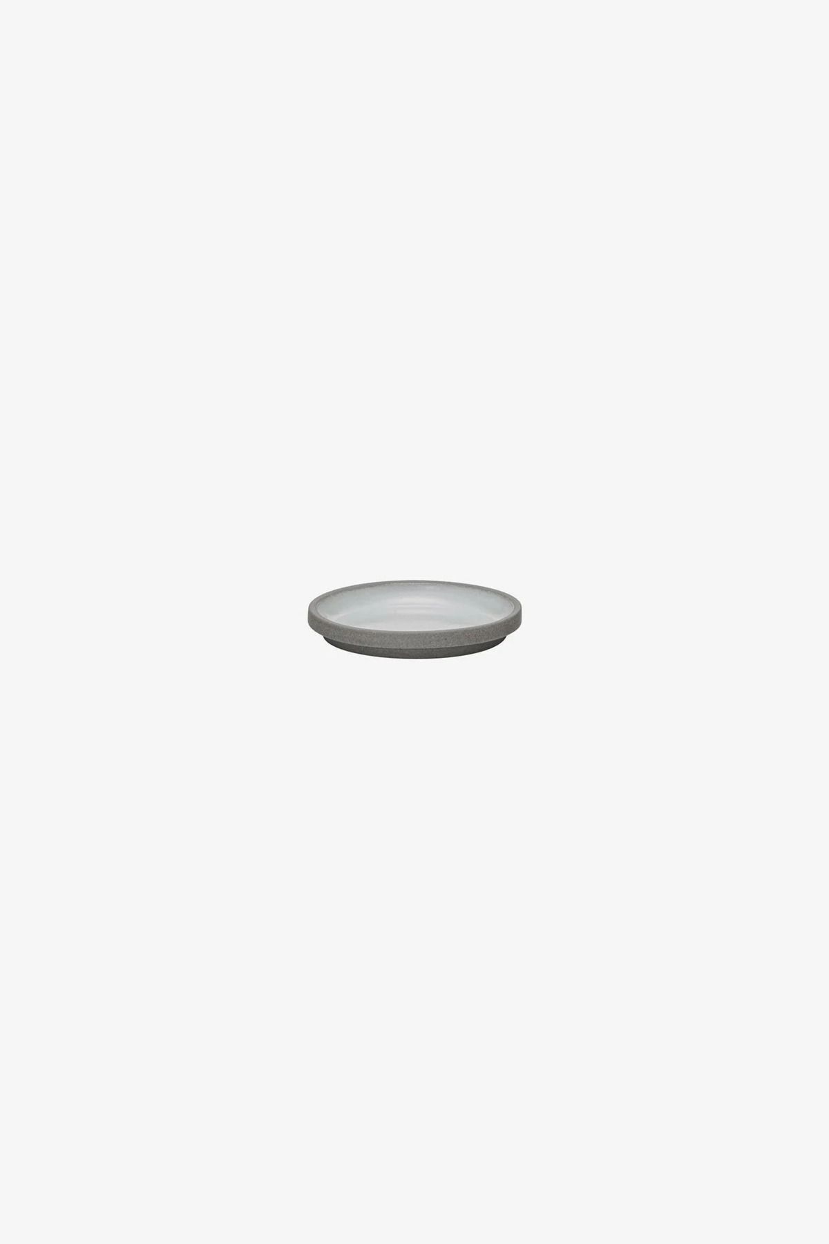 HASAMI PORCELAIN 85 mm Gri Tabak Kapak Japon Seramik Modüler Servis Tabağı