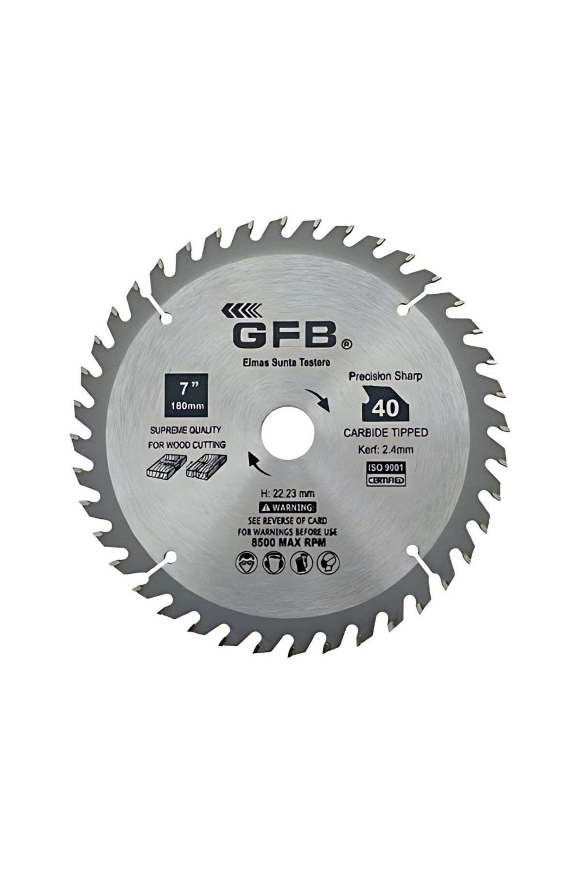GFB Elmas Uçlu Sunta Ahşap Kesme Daire Testere 115 mm