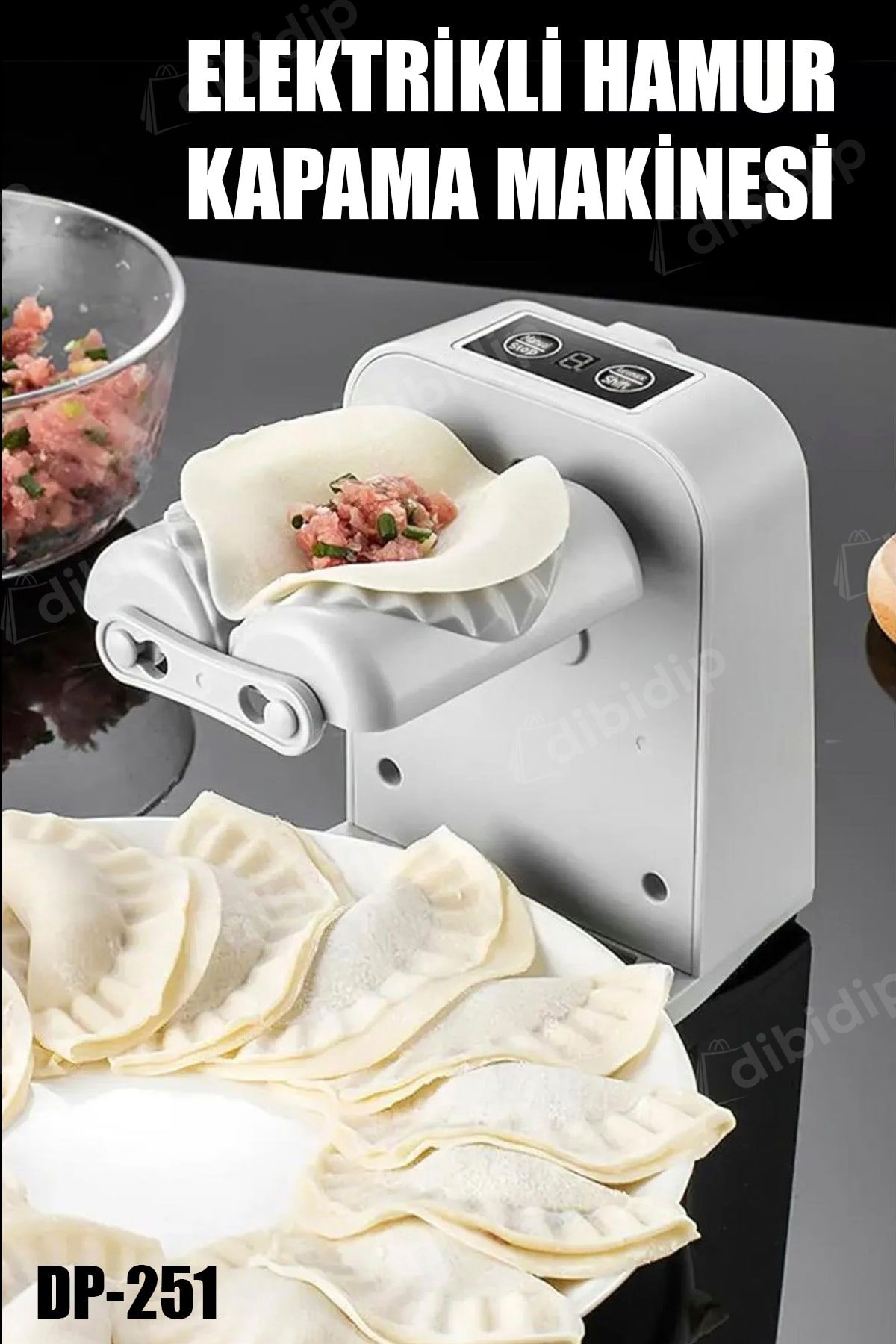 CMT 🥟ELEKTRİKLİ HAMUR KAPAMA MAKİNESİ