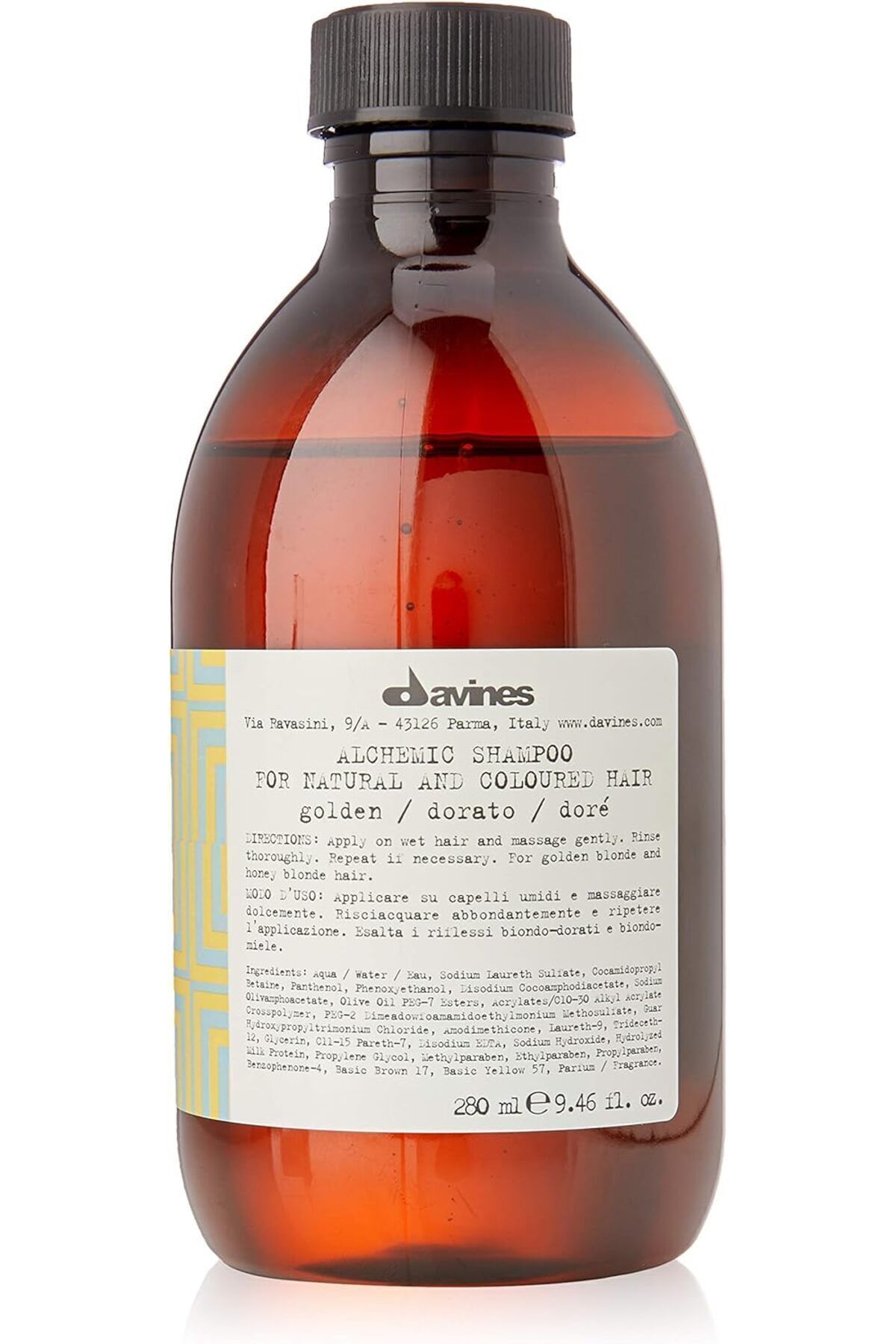Davines NAT. Alchemic yenileyici Golden Sarı Saçlara Özel Şampuan 280 ml 90 TRUSTYSEV28