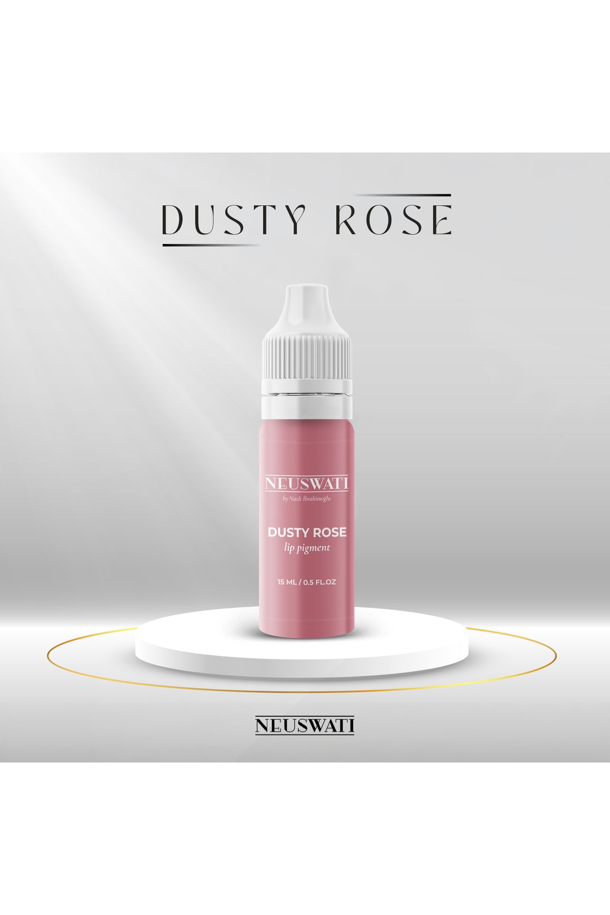 Neuswati Amwaj Seri - Dusty Rose 15 ml ( Dudak Renklendirme Pigmenti)