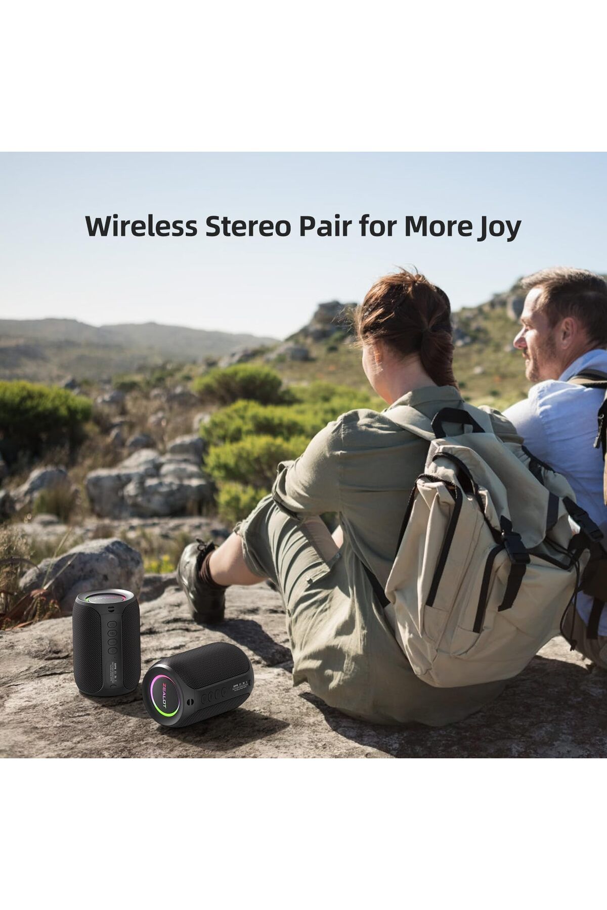 zealot-S32pro Bluetooth Speaker, Speaker Bluetooth Wireless, (15W NEW VERSION) Portable Speaker Outd 9