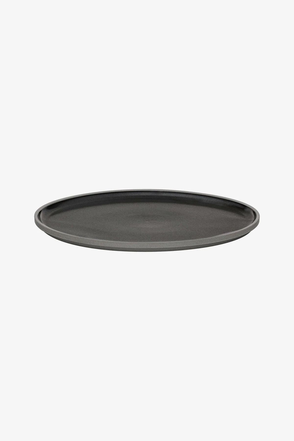 HASAMI PORCELAIN Japon Tasarımı 25,5 cm Gri Modular Tabak & Kapak Modern, Hafif, Şık