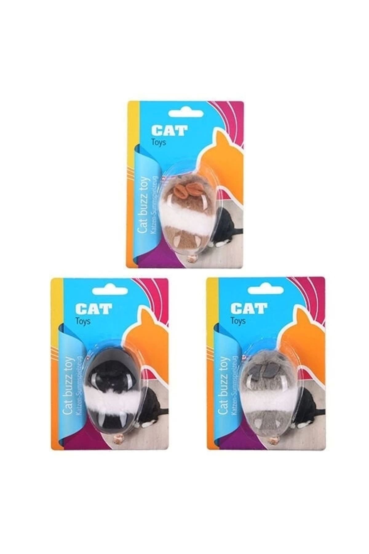 No8 Home Eastland Titreyen Peluş Fare Kedi Oyuncağı 8 Cm