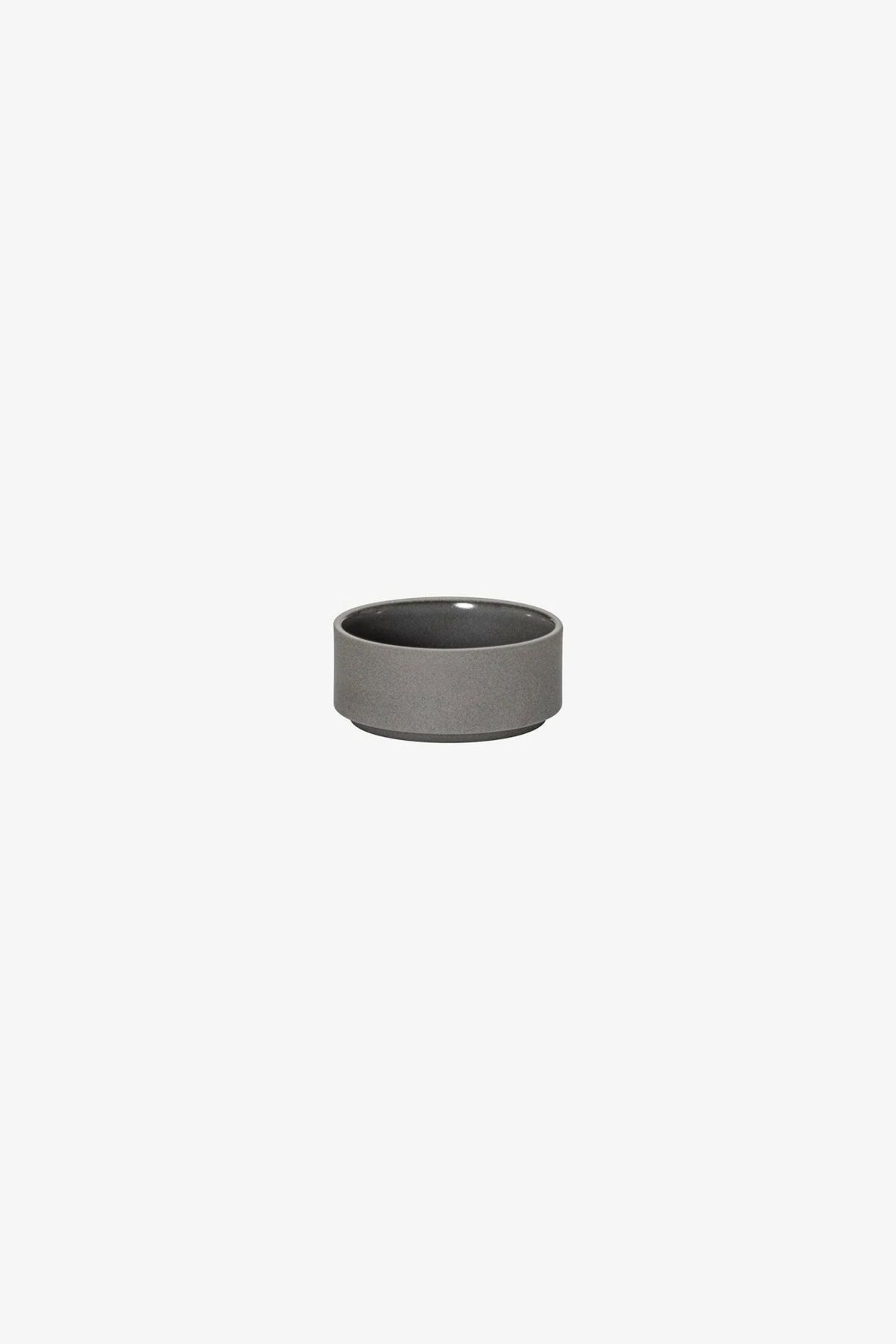 HASAMI PORCELAIN Koyu Gri 85 mm Küçük Kase İnce Tasarım ve Çok Fonksiyonlu