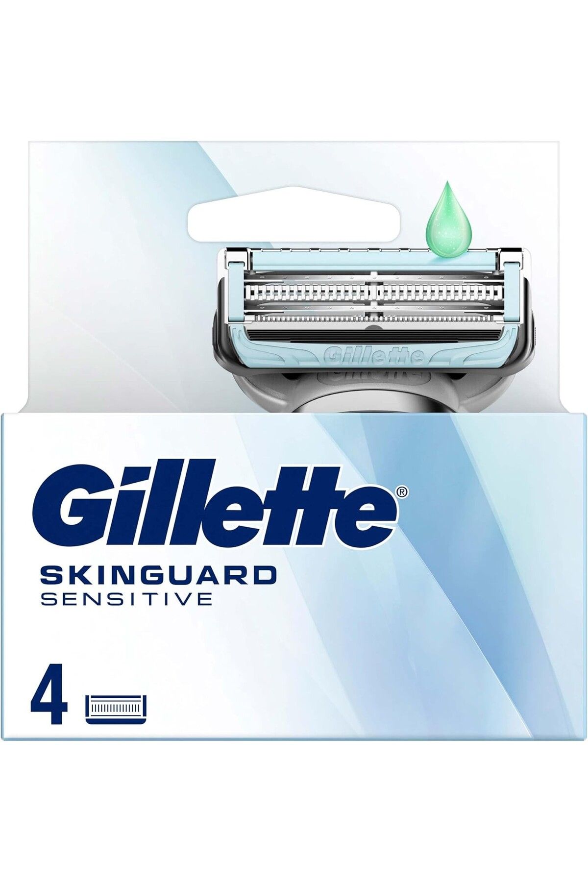 Gillette Skinguard Sensitive Yedek Tıraş Bıçağı 4 Adet -