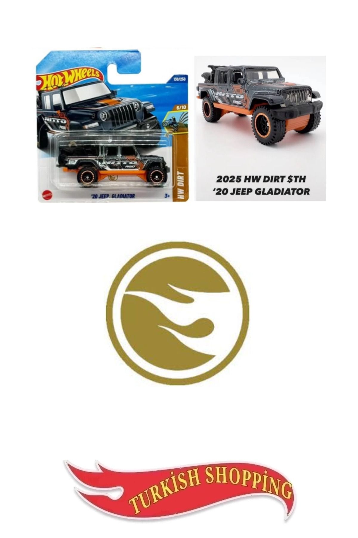 HOT WHEELS 2025 Case 1/64 Ölçek 20 Jeep Gladıator Sth(Super Tressuare Hunt)