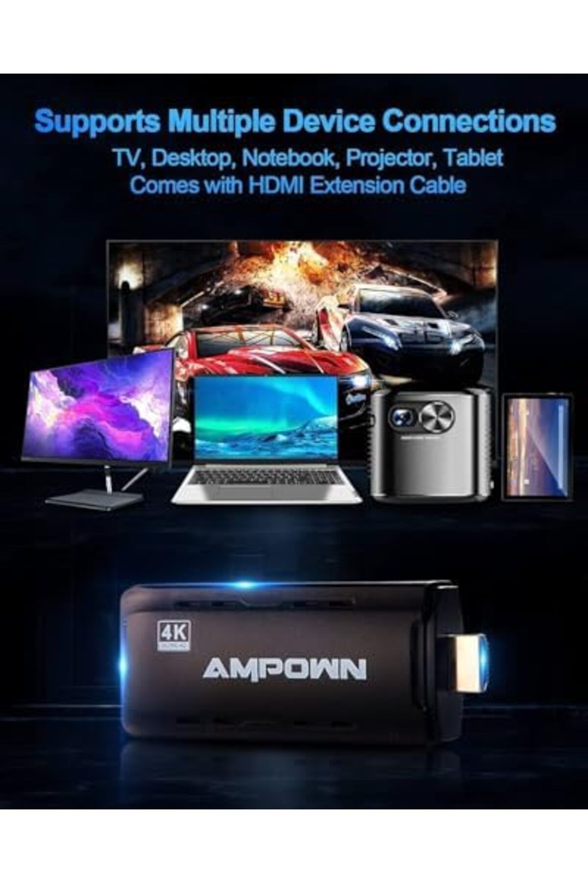 rexa-Digital Video Game Console U9, Plug and Play with 12000+ Classic Games, 4K UHD, Wireless 2.4 GHz Con 4