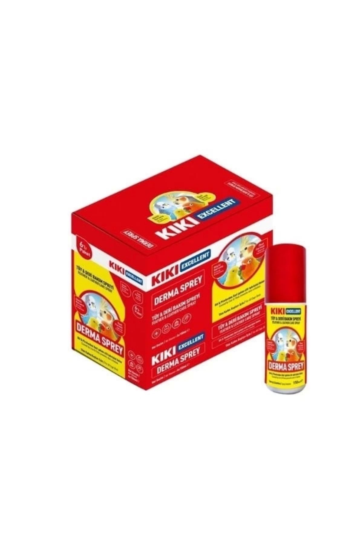No8 Home Kiki Excellent Derma Sprey Kuşlar için Tüy Bakım Spreyi 150 Ml