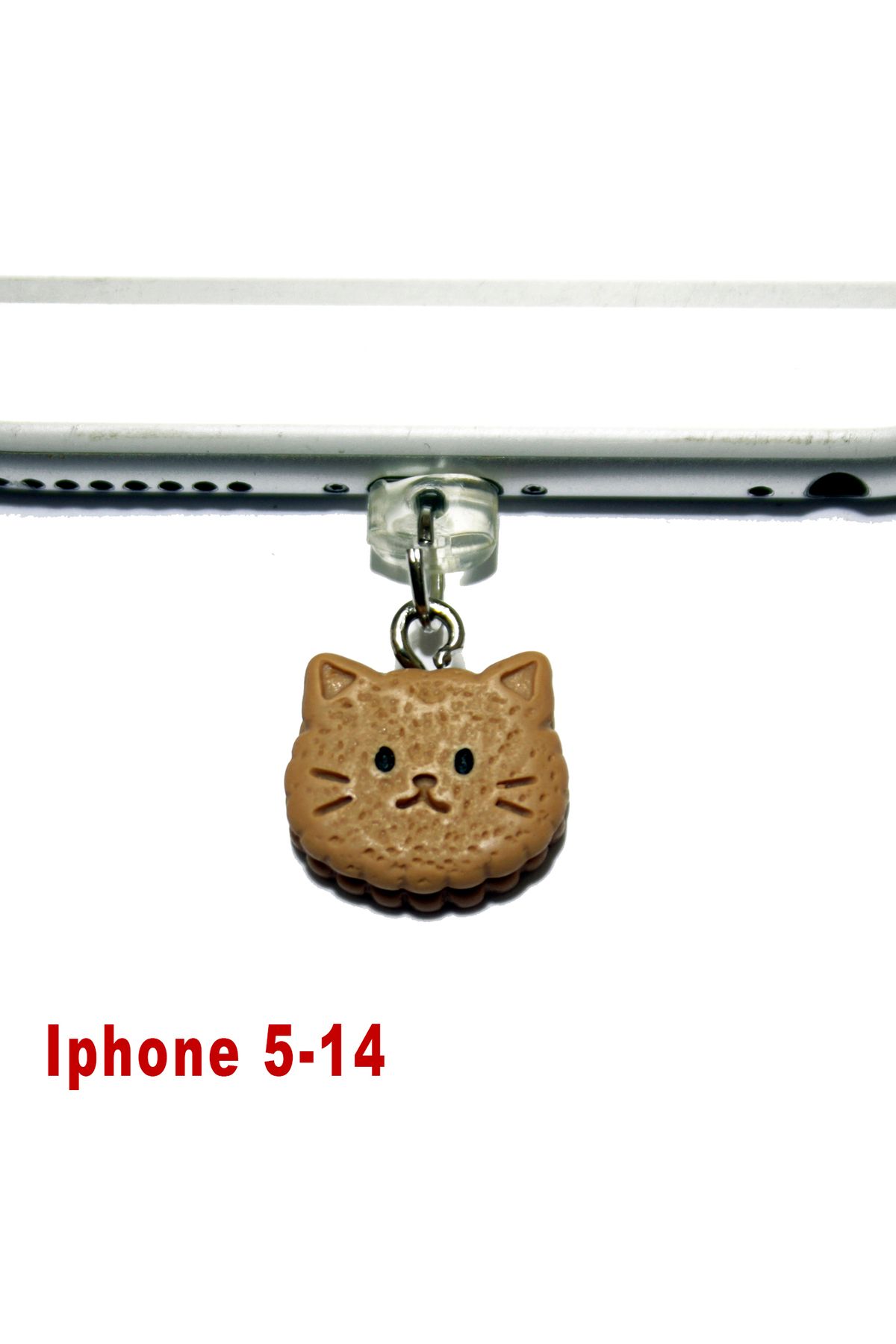 BK Design Iphone 5-14 Uyumlu 3D Akrilik Figürlü Telefon Şarj Portu Toz Tıpası Toz Tıkacı Charm