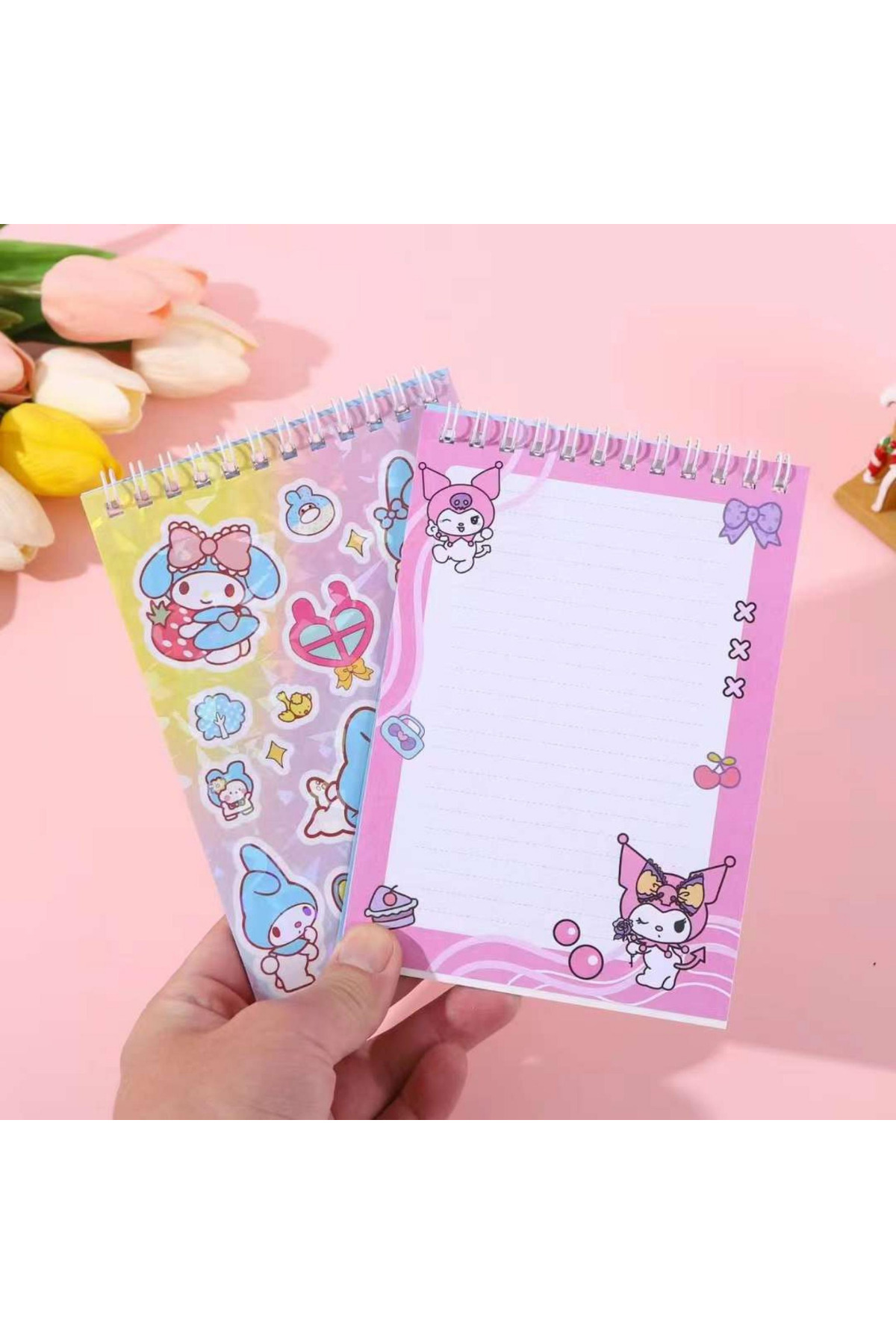 NaSaDAN My Melody & Kuromi Tasarımlı, 8 Sayfa Çıkartma + 3 Sayfa