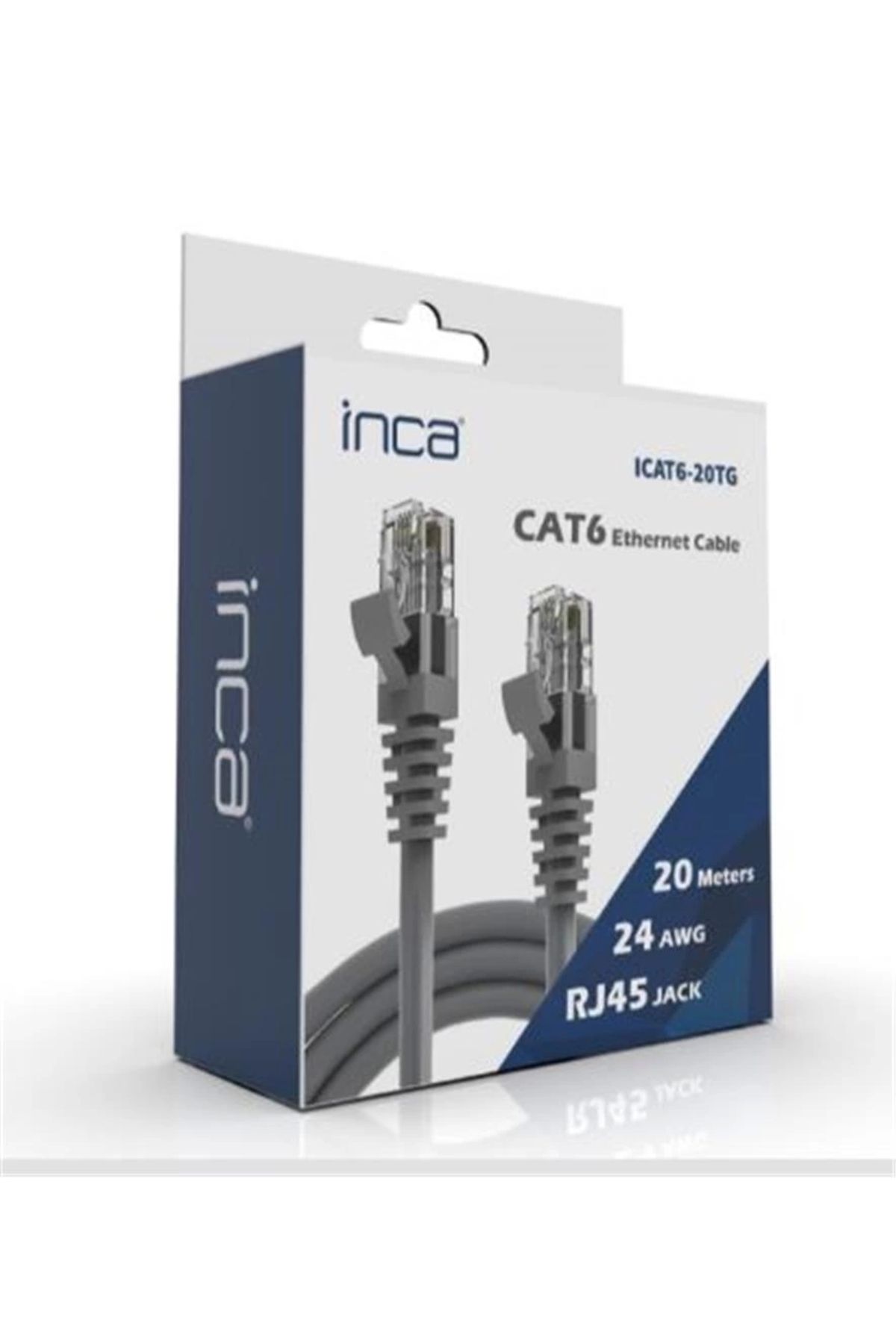 Inca ICAT6-02TG 2 Metre Gri Kablo