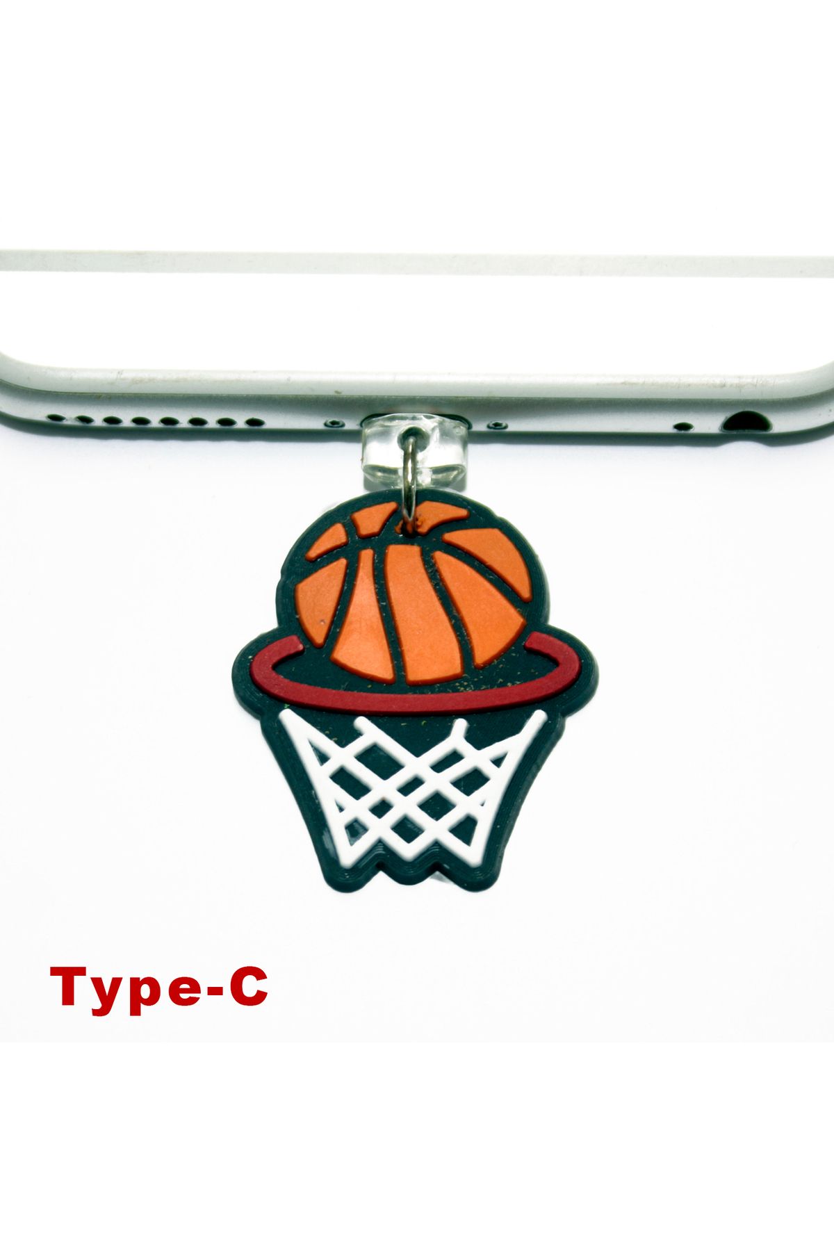 BK Design Type-C Silikon Figürlü Telefon Şarj Portu Toz Tıpası Toz Tıkacı Charm TCCR1008