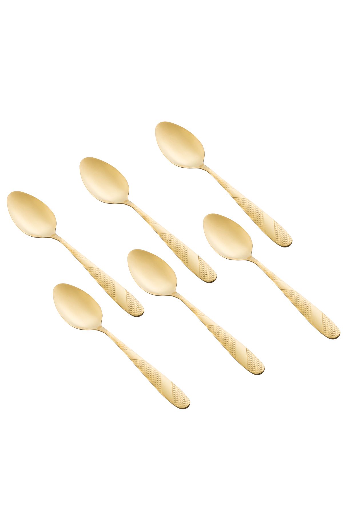 ABAREEK-24-Piece Gold Stainless Steel Flatware Set 6