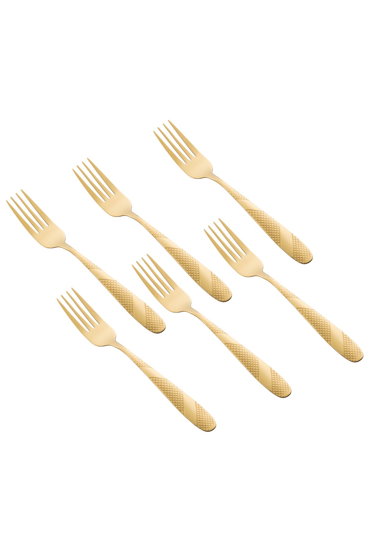 ABAREEK-24-Piece Gold Stainless Steel Flatware Set 5