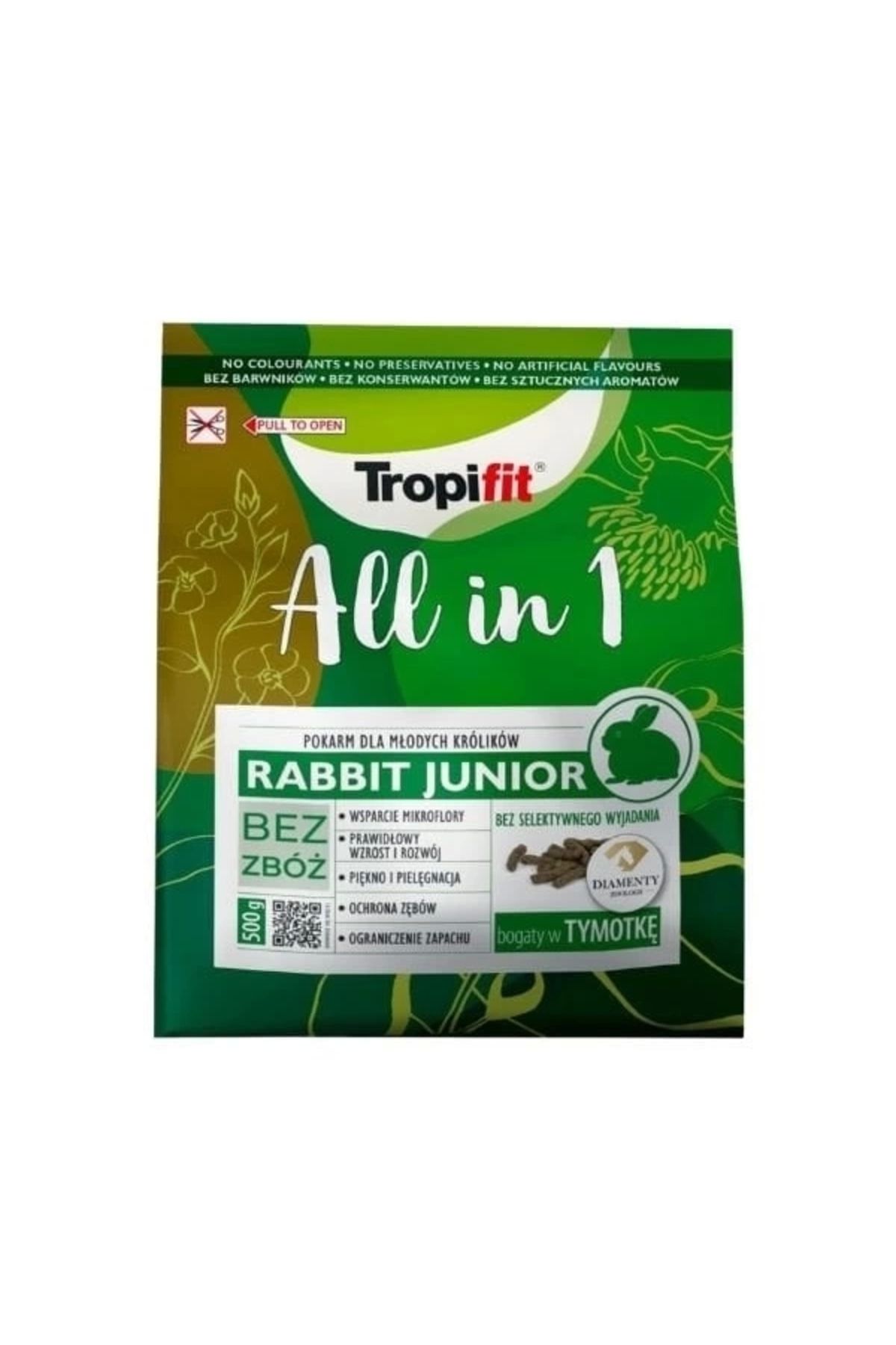 No8 Home Tropifit All In 1 Tahılsız Yavru Tavşan Yemi 500 Gr