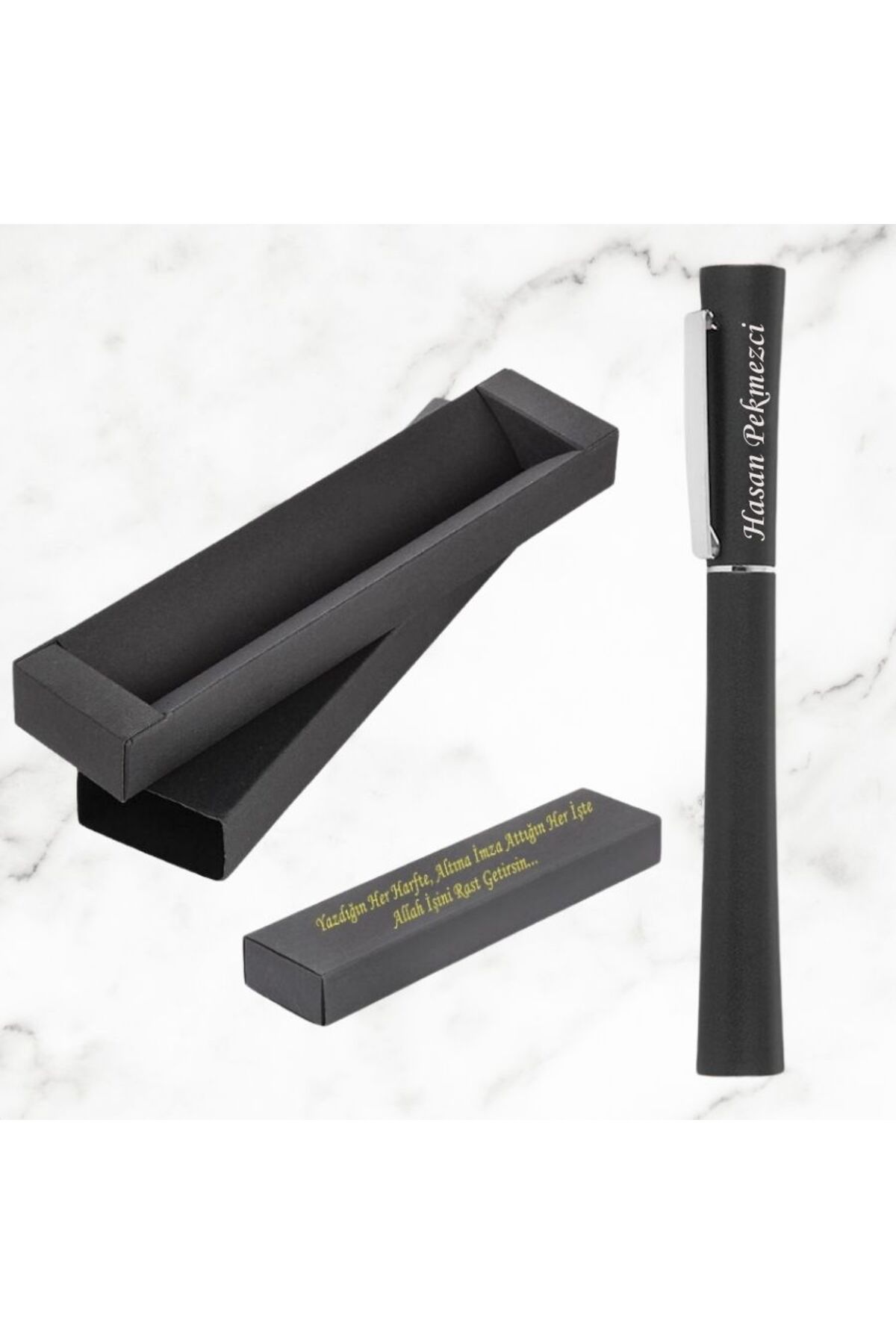 HediyesiBizden KİŞİYE ÖZEL Metal HediyesiBizden Marka Roller Kalem Seti