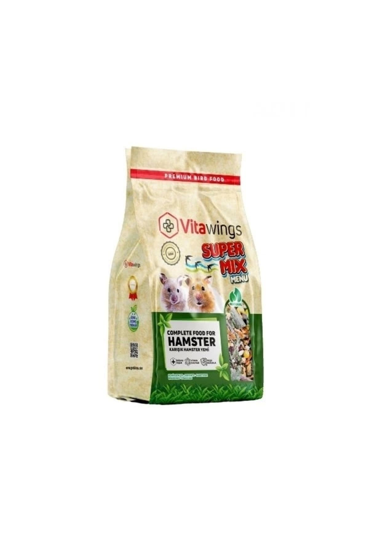 No8 Home Vitawings Süper Mix Hamster Yemi 400 Gr