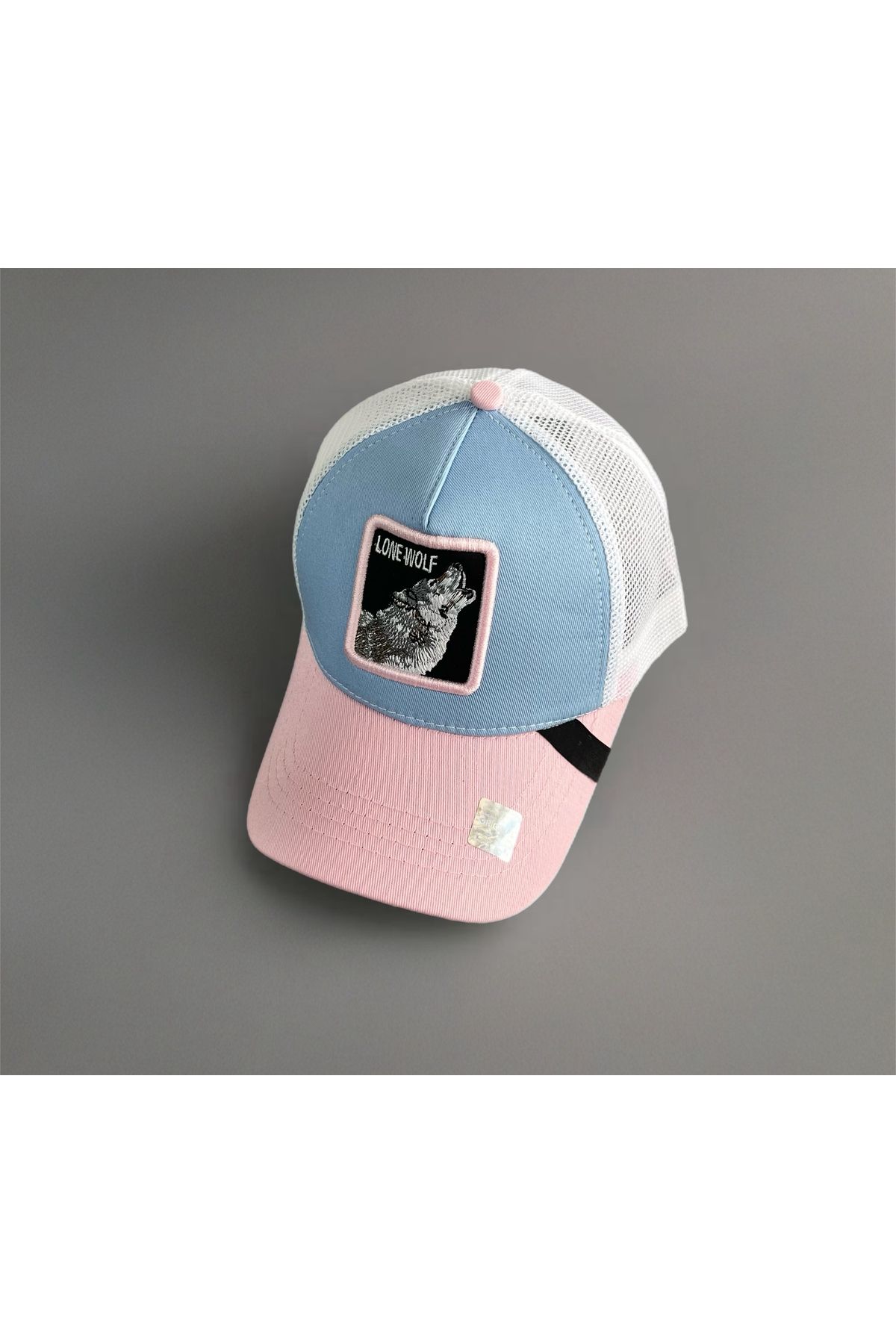 CapZone Spor Şapka Hayvan Figürlü Şapka Unisex Model Pembe Mavi Renk