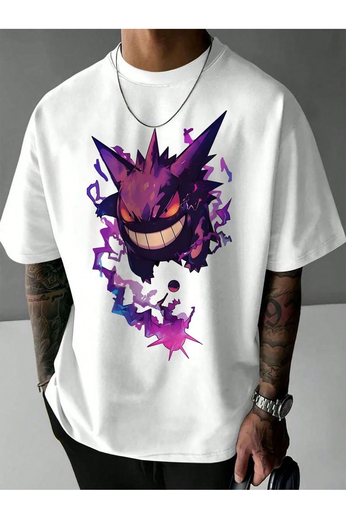 Bengi Clothing Oversize Kesim Kısa Kollu Baskılı T-shirt