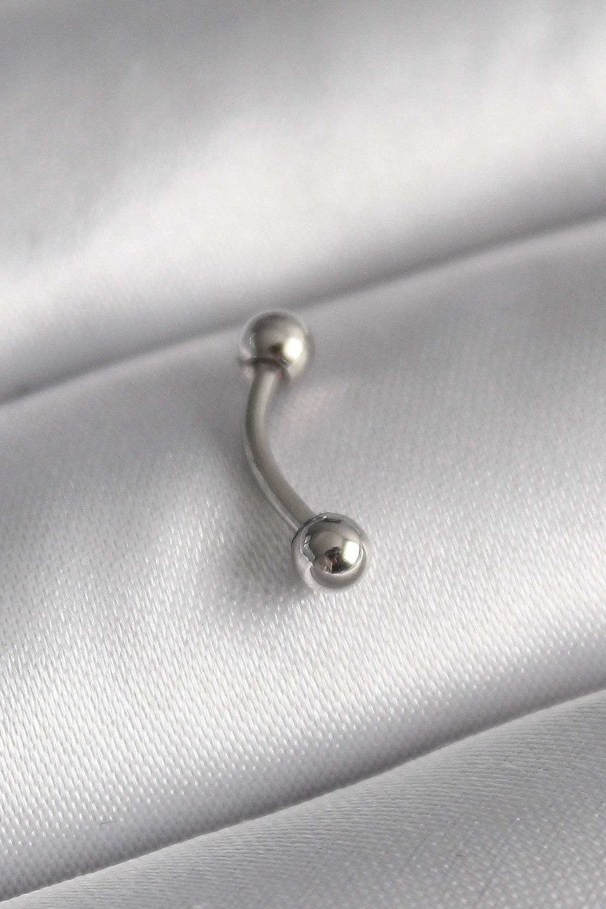 STOREMAX 316L Çelik Gümüş Renk Topçuk Model Piercing