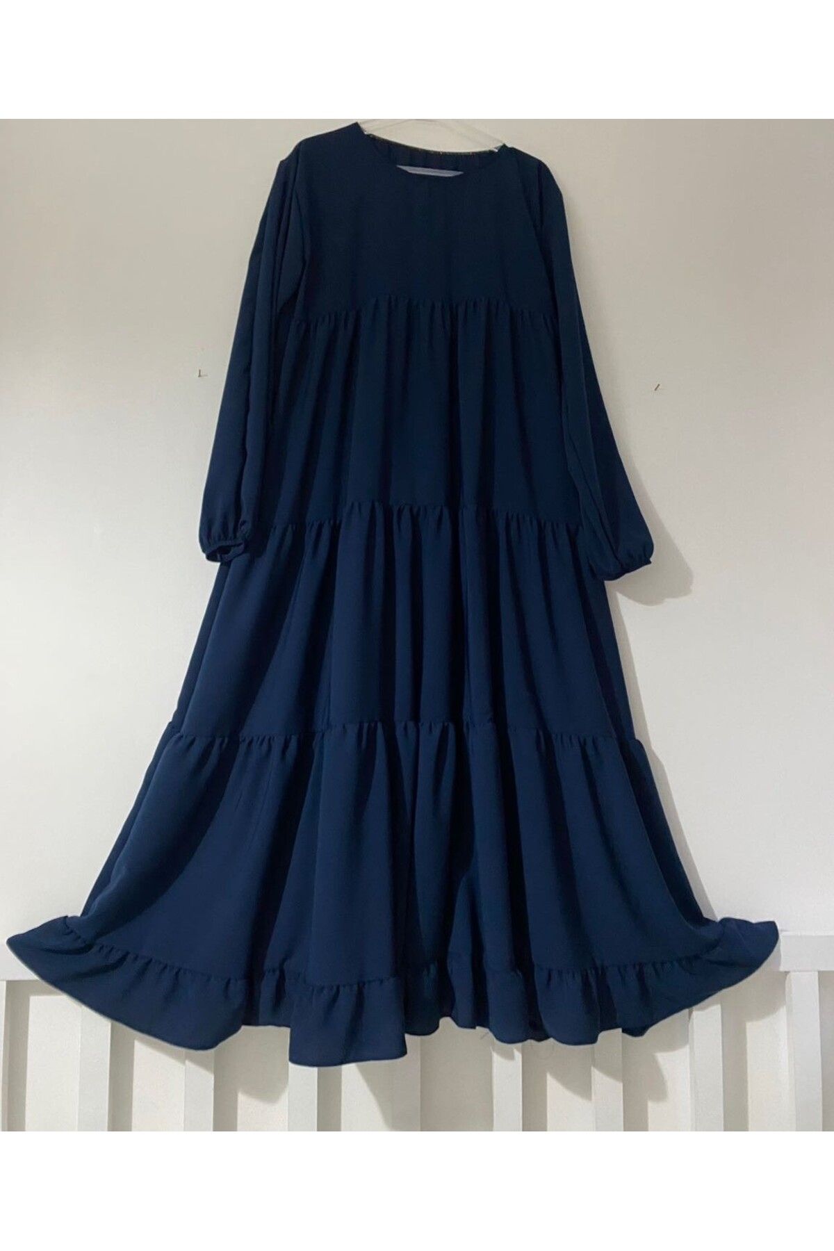 AURAN COUTURE MISIR MEDİNE İPEĞİ TESETTÜR ELBİSE