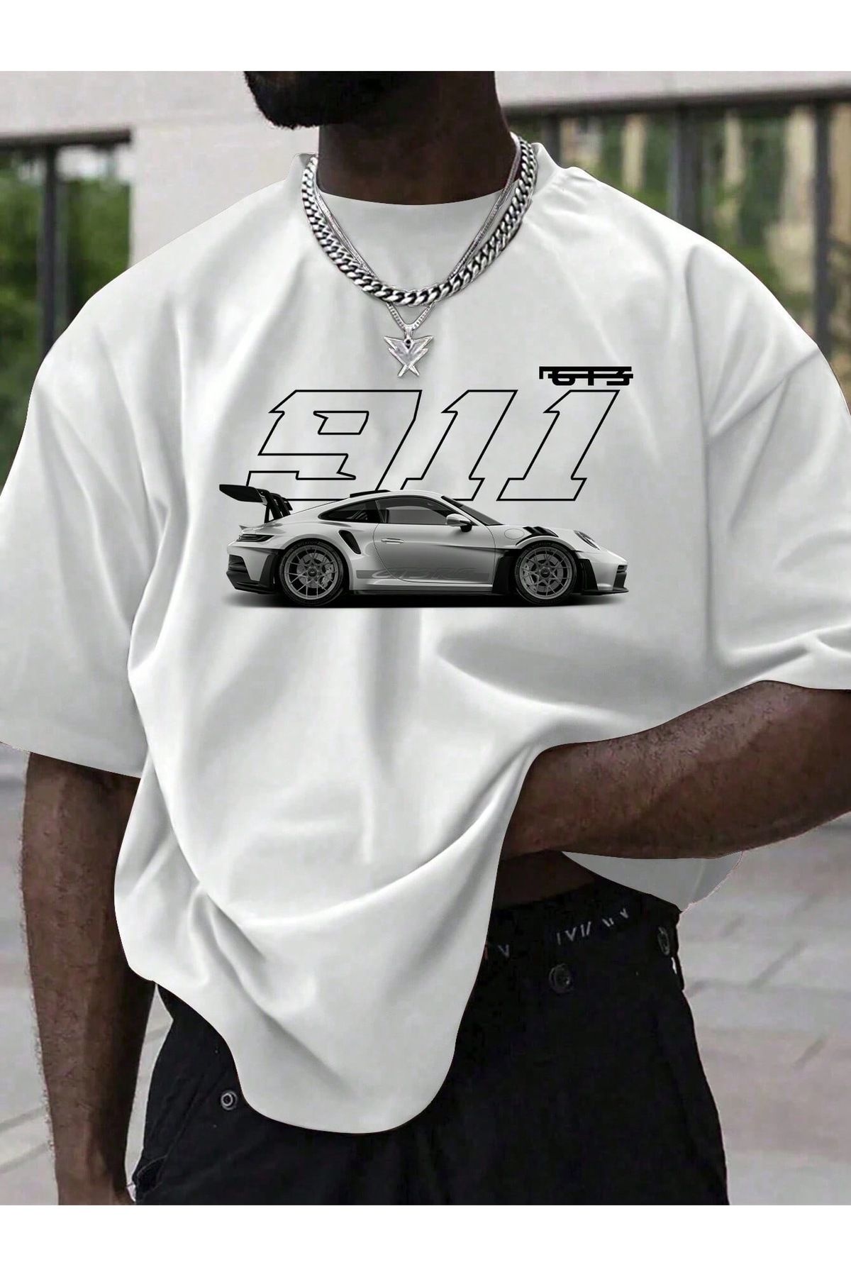 Bengi Clothing Oversize Kesim Kısa Kollu Baskılı T-shirt